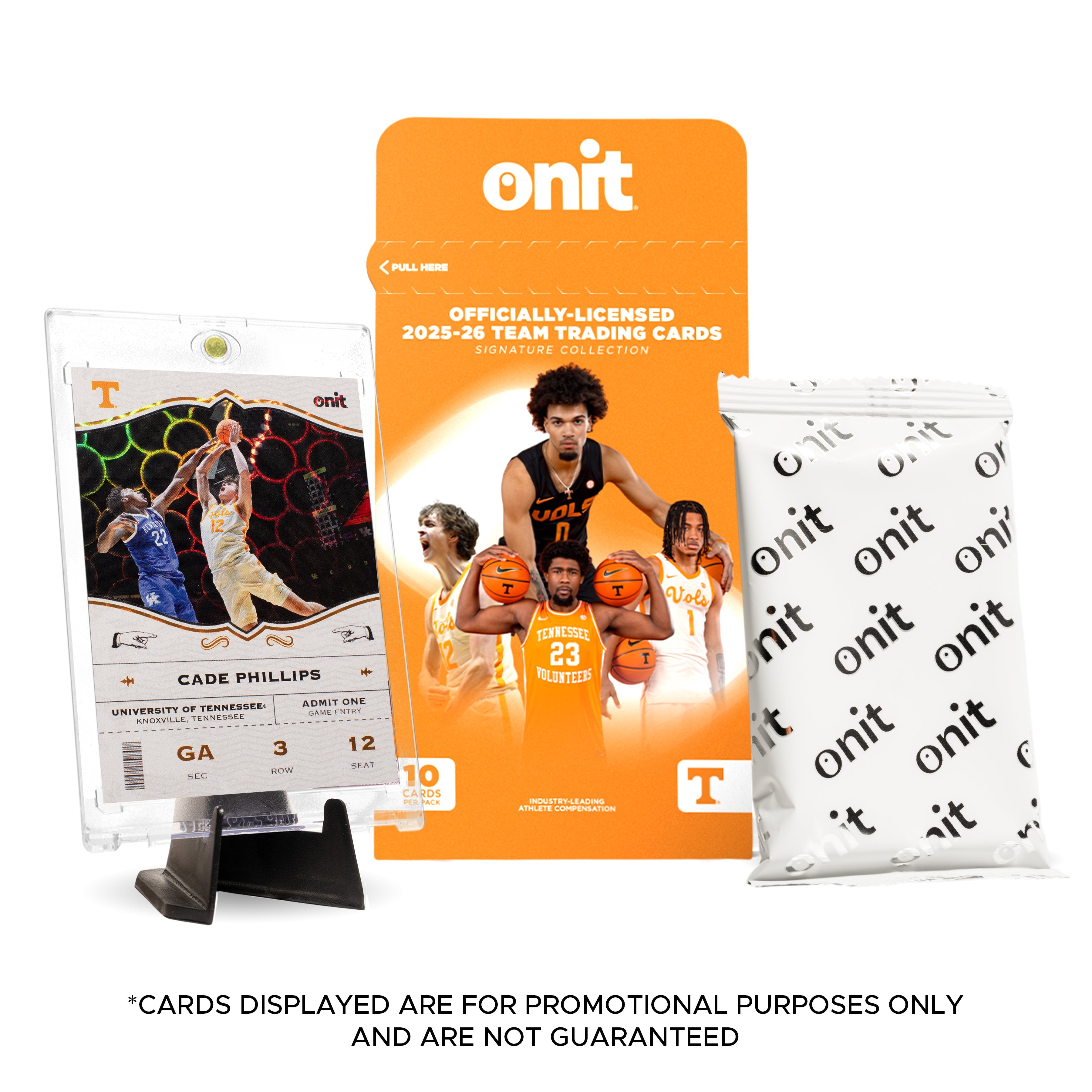 University of Tennessee Men's Basketball 2025-26 Trading Cards - Single Pack