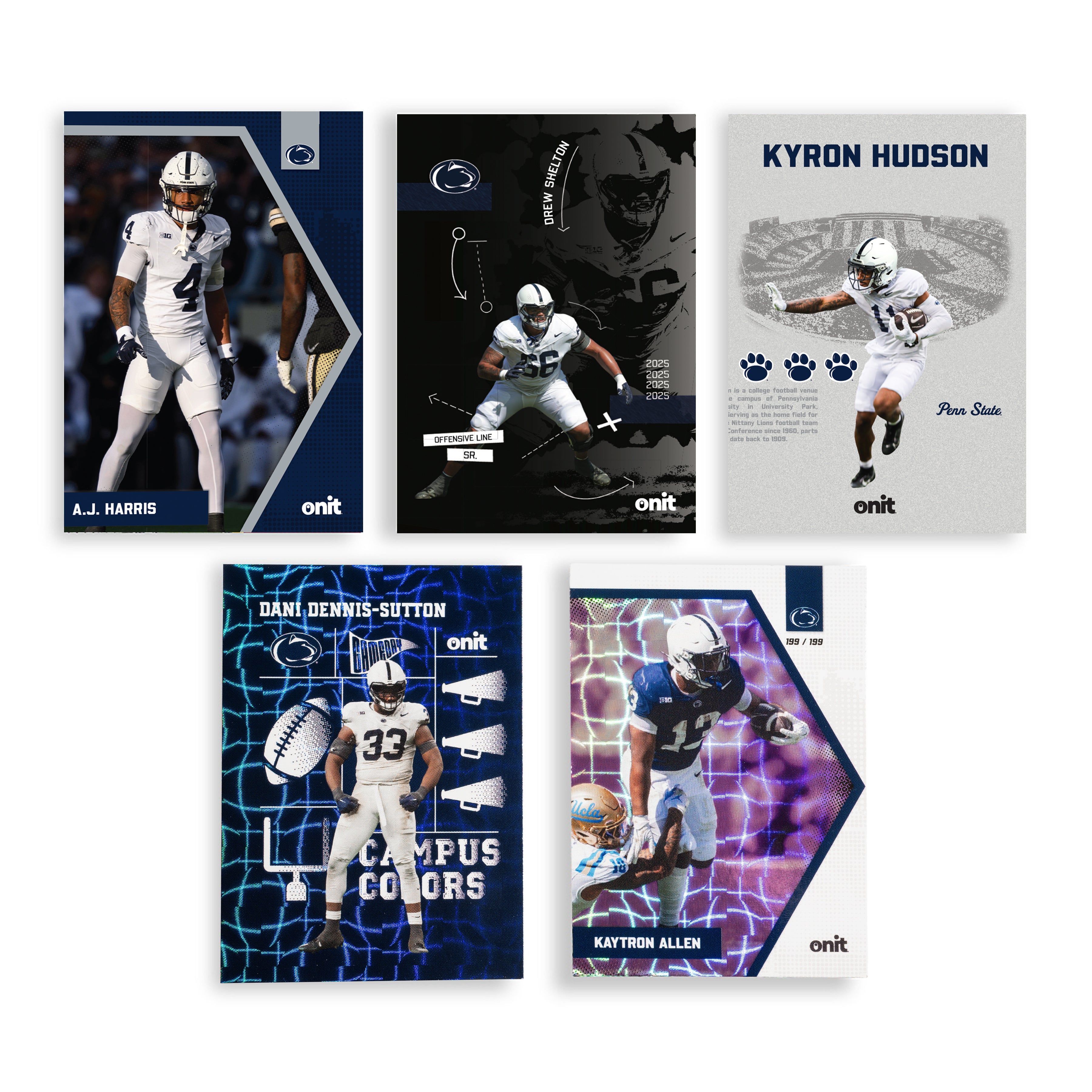 Penn State University Football 2025 Trading Cards - Platinum Box (Guaranteed Autograph)