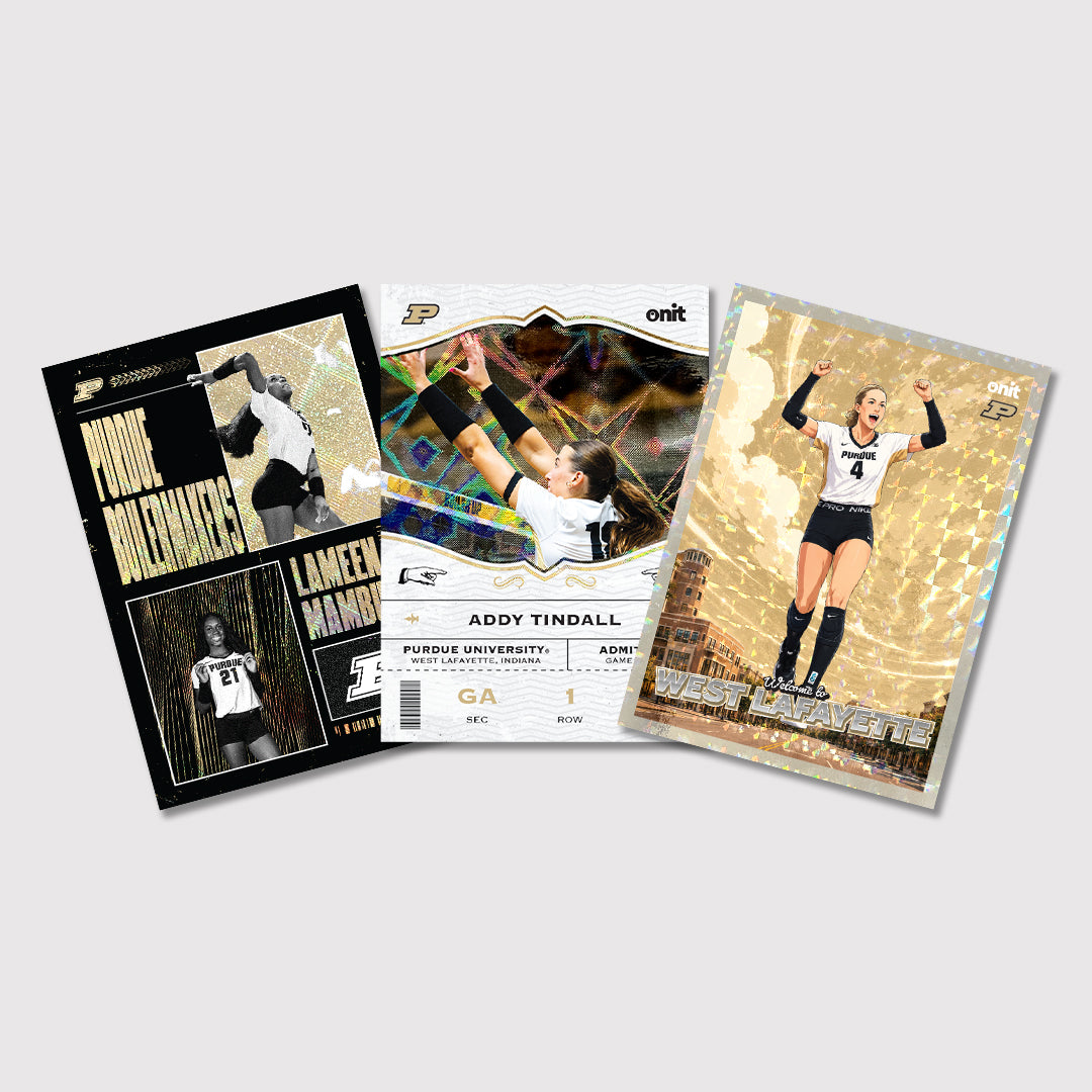Purdue University Volleyball 2026 Team Trading Cards