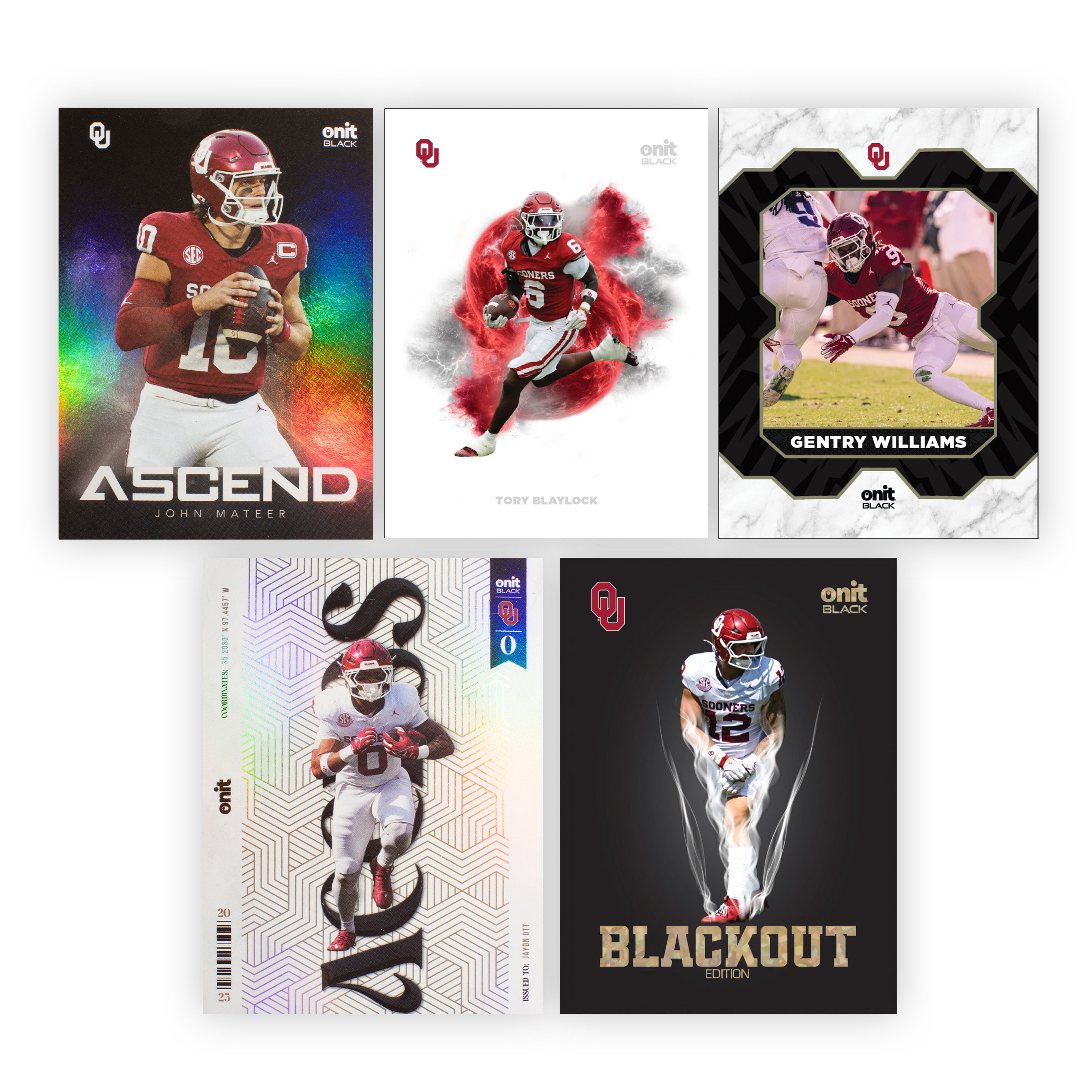 University of Oklahoma Football 2025 ONIT Black