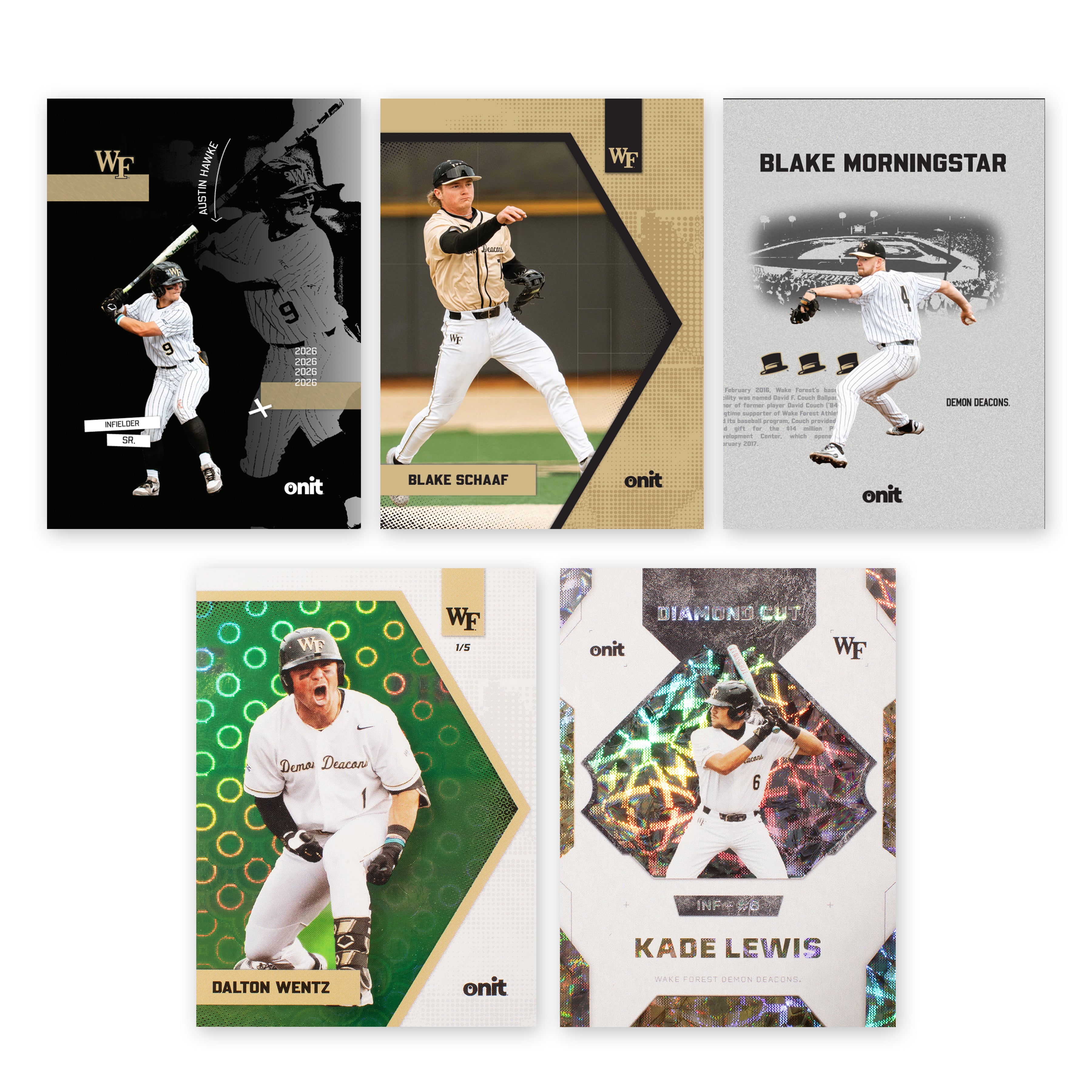 Wake Forest University Baseball 2026 Trading Cards