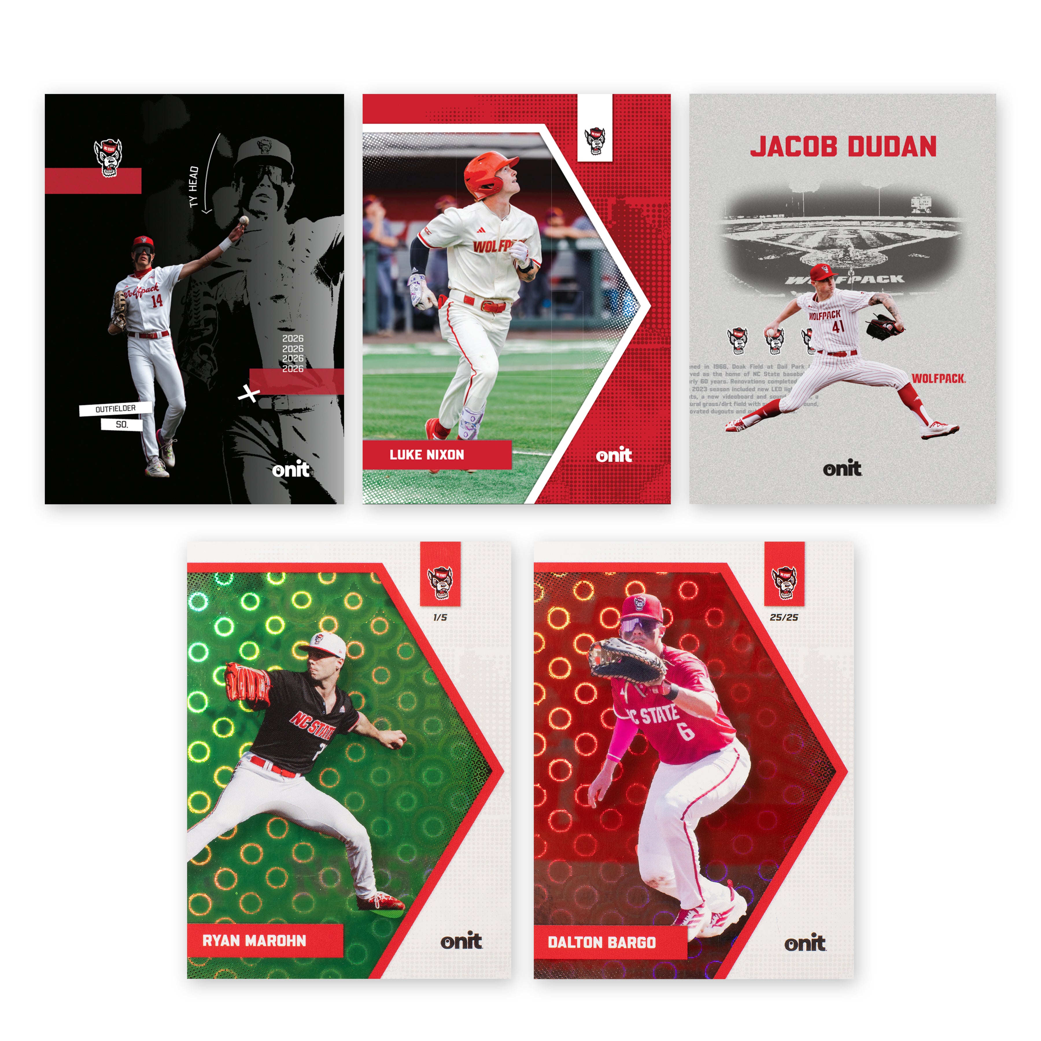NC State University Baseball 2026 Trading Cards
