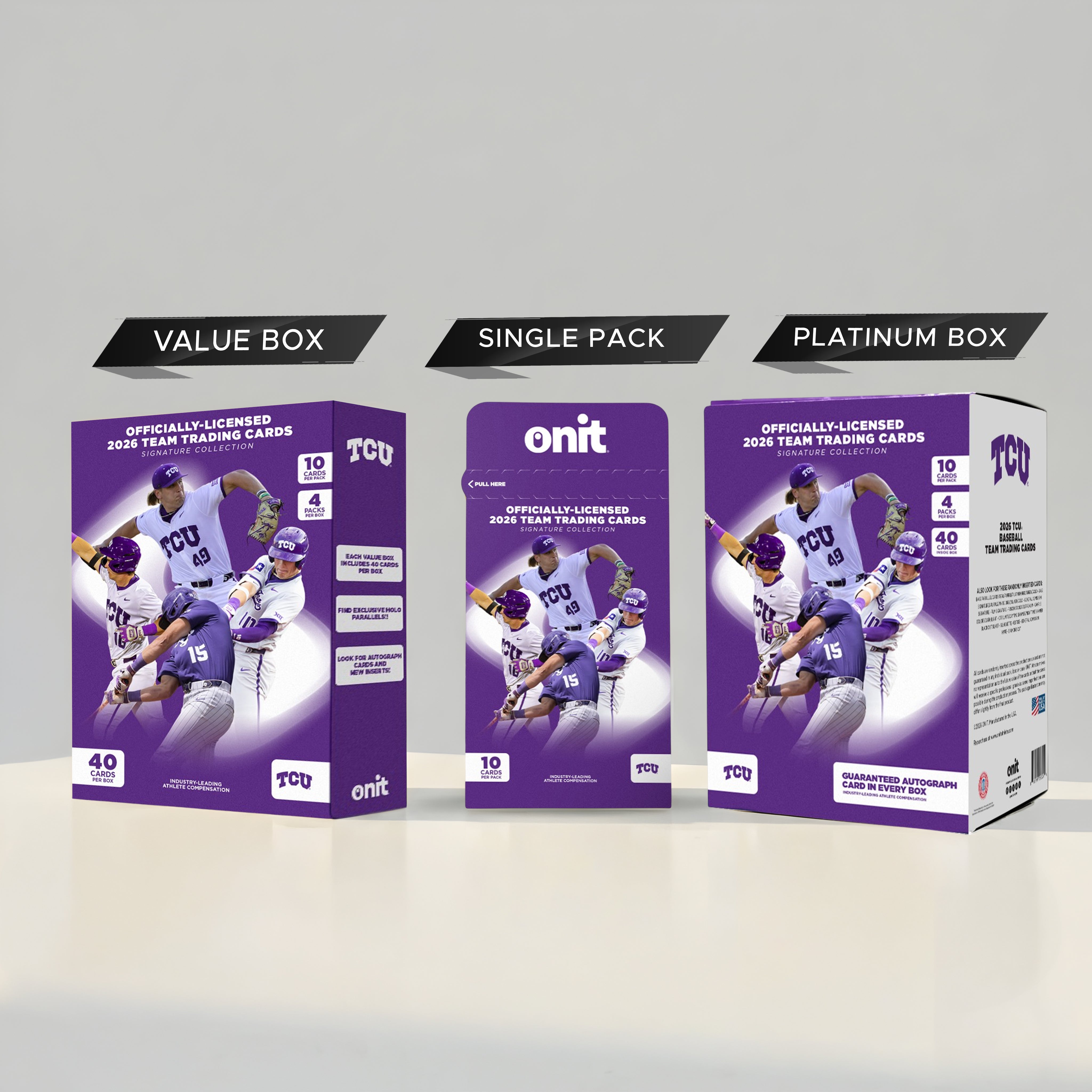 TCU Baseball 2026 Trading Cards