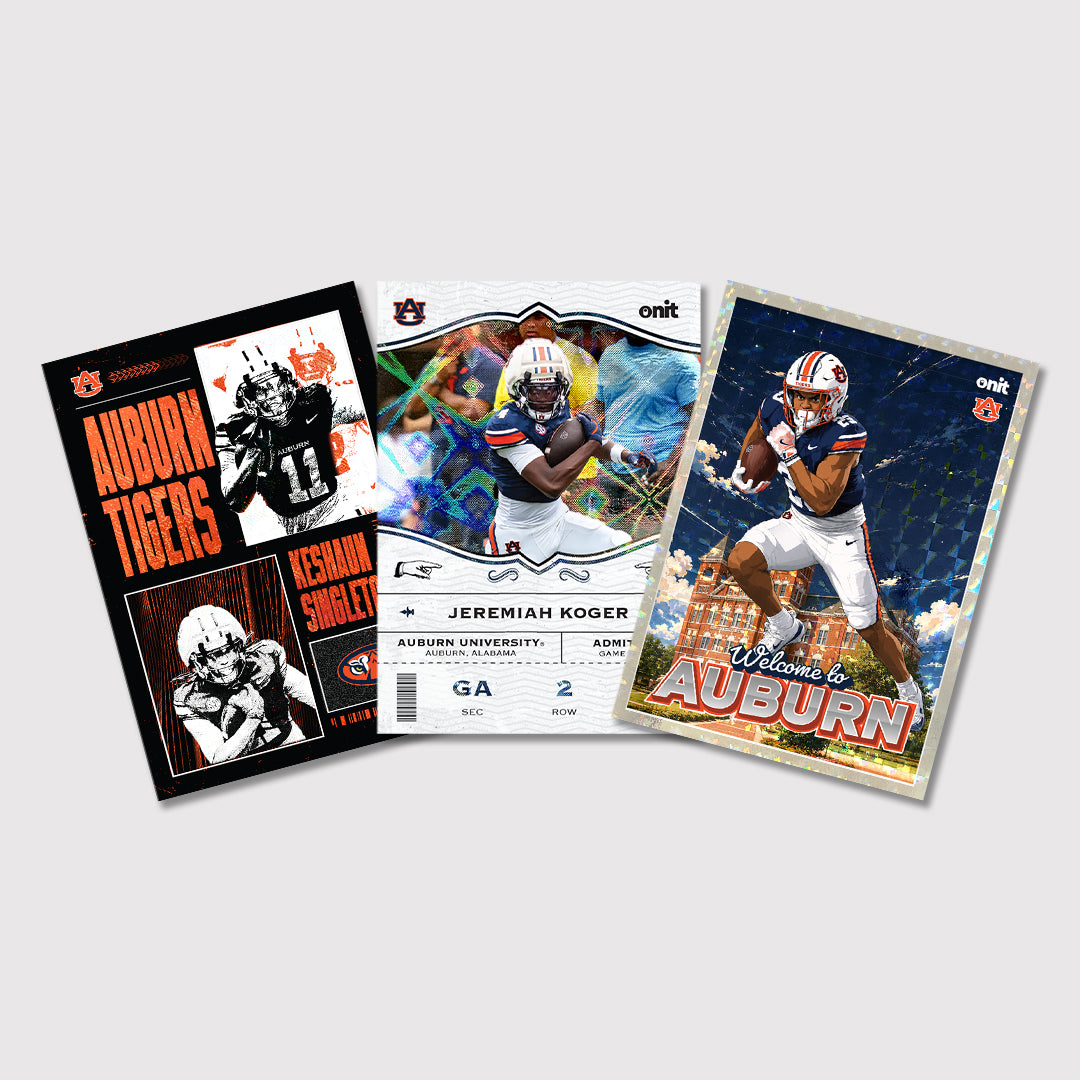 Auburn University Football 2026 Team Trading Cards