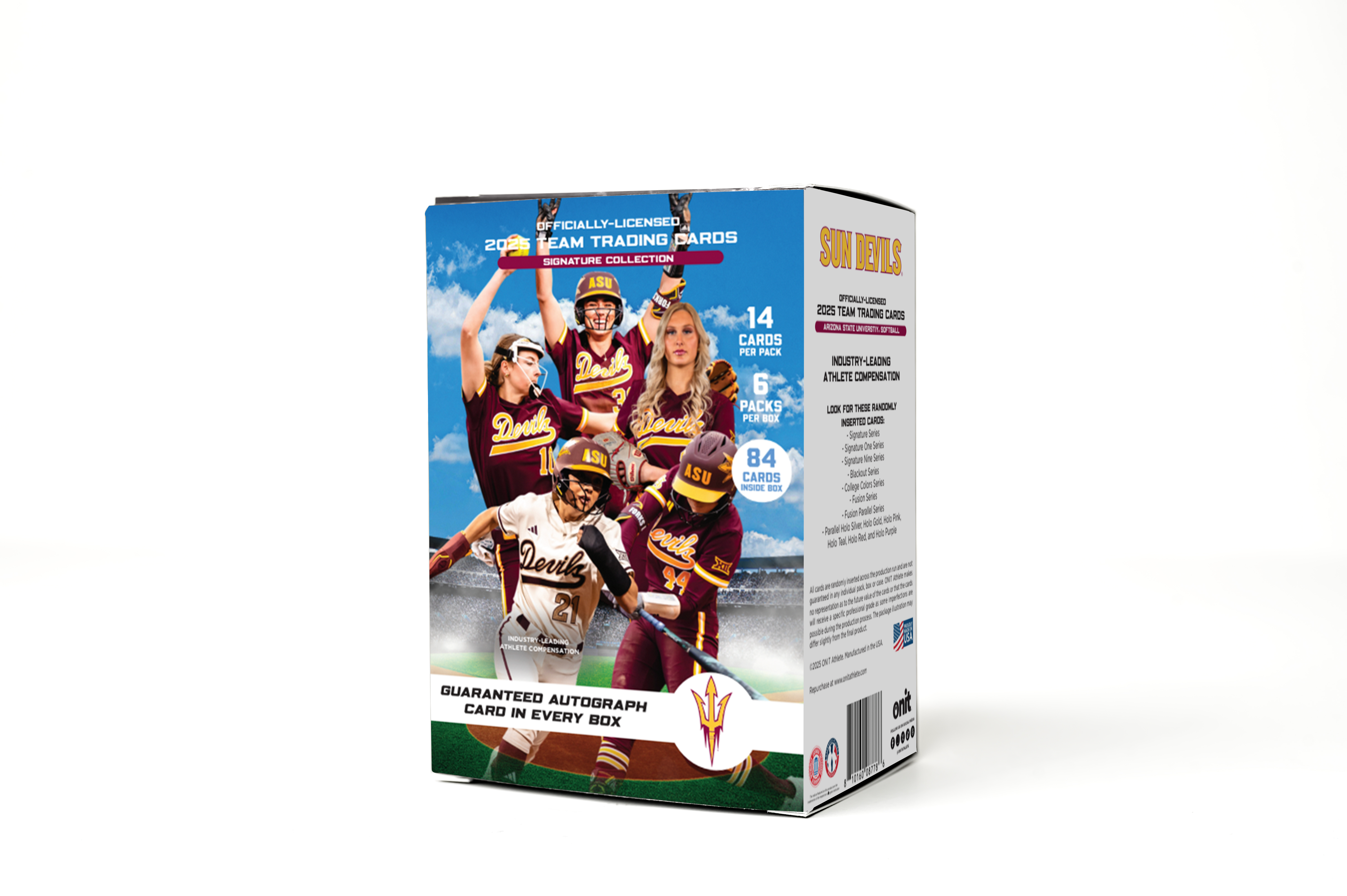 Arizona State University® 2025 Softball Trading Cards - Platinum Box with Guaranteed Autograph