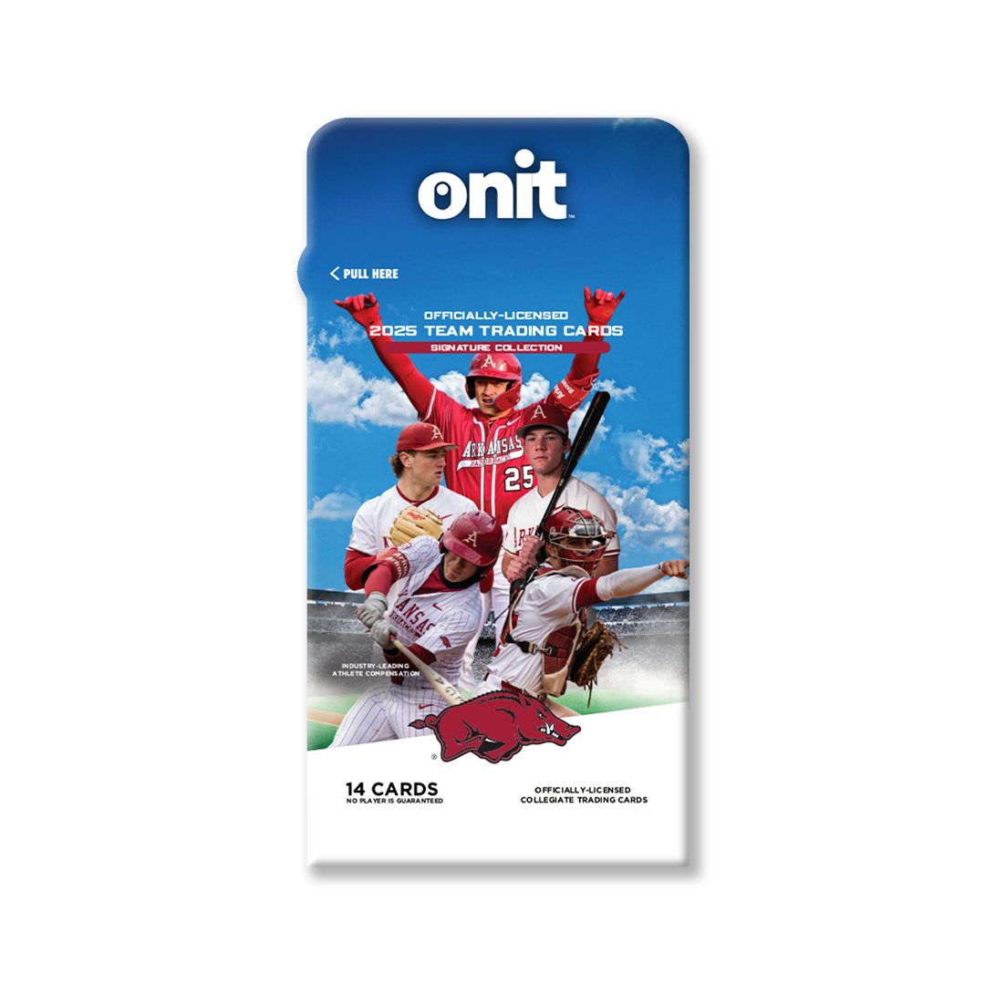 University of Arkansas® 2025 Baseball Trading Cards - Single Pack