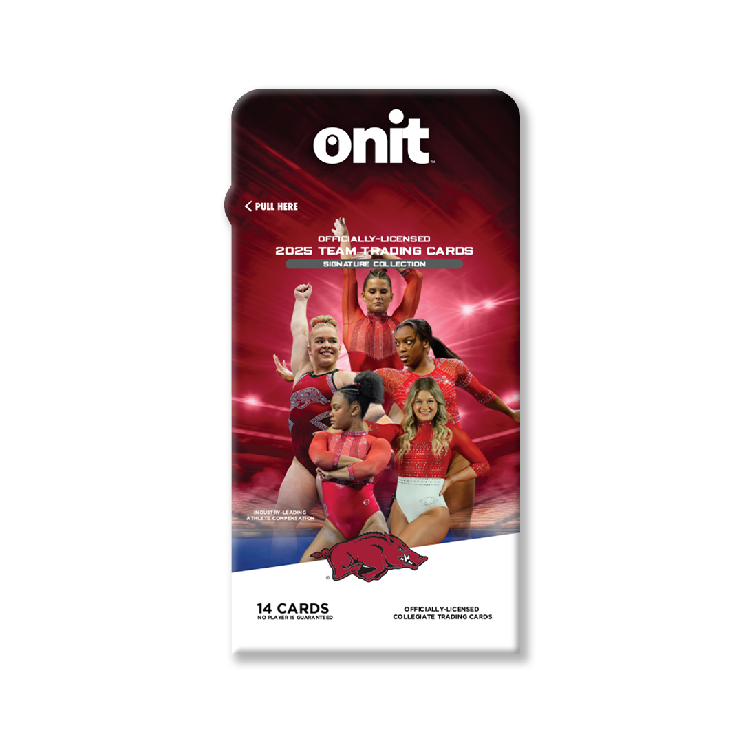 University of Arkansas® 2024-25 Gymnastics Trading Cards - Single Pack