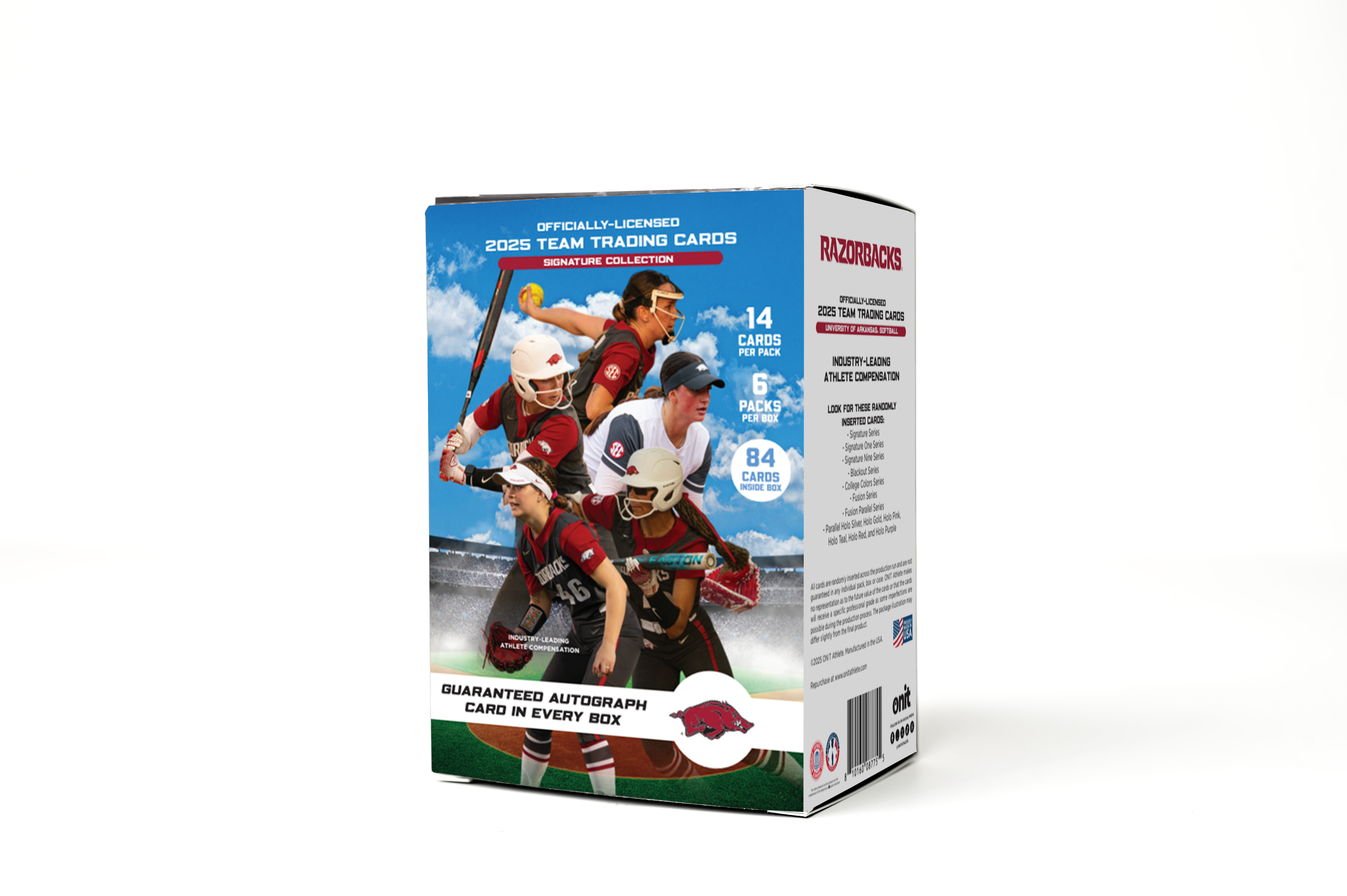 University of Arkansas® 2025 Softball Trading Cards - Platinum Box with Guaranteed Autograph
