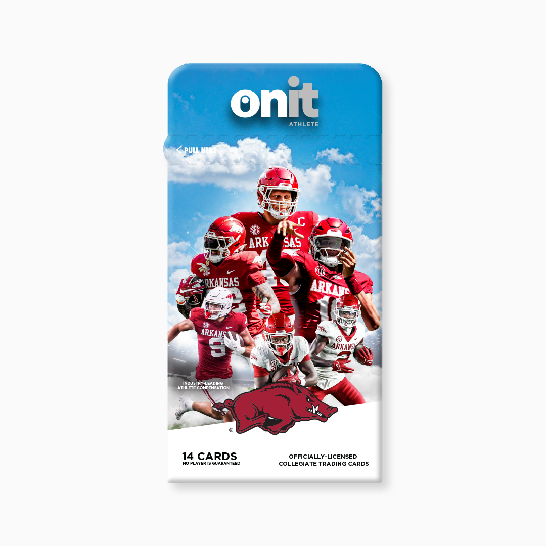 University of Arkansas® 2024 Football Trading Cards Single Pack