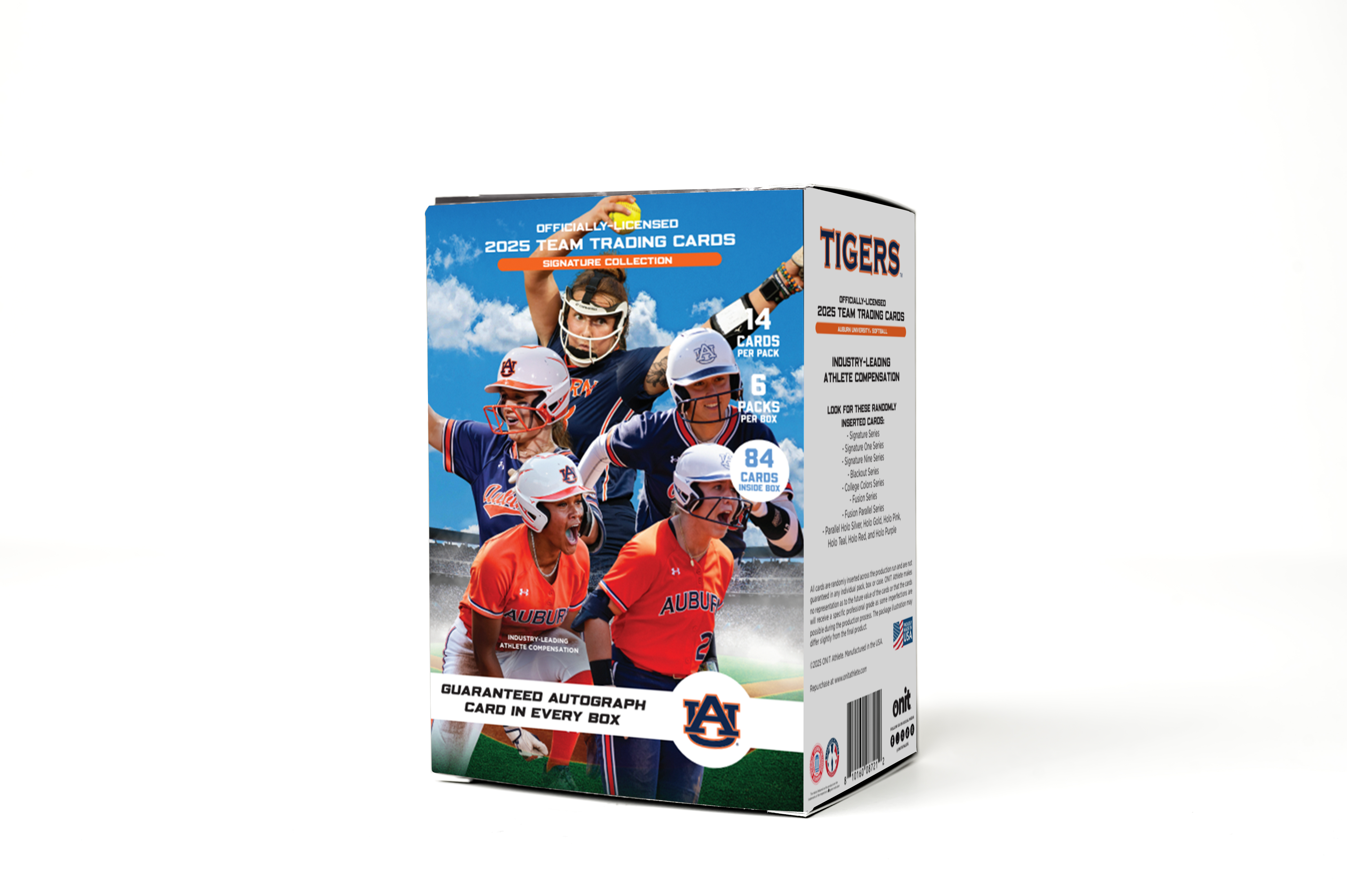 Auburn University® 2025 Softball Trading Cards - Platinum Box with Guaranteed Autograph