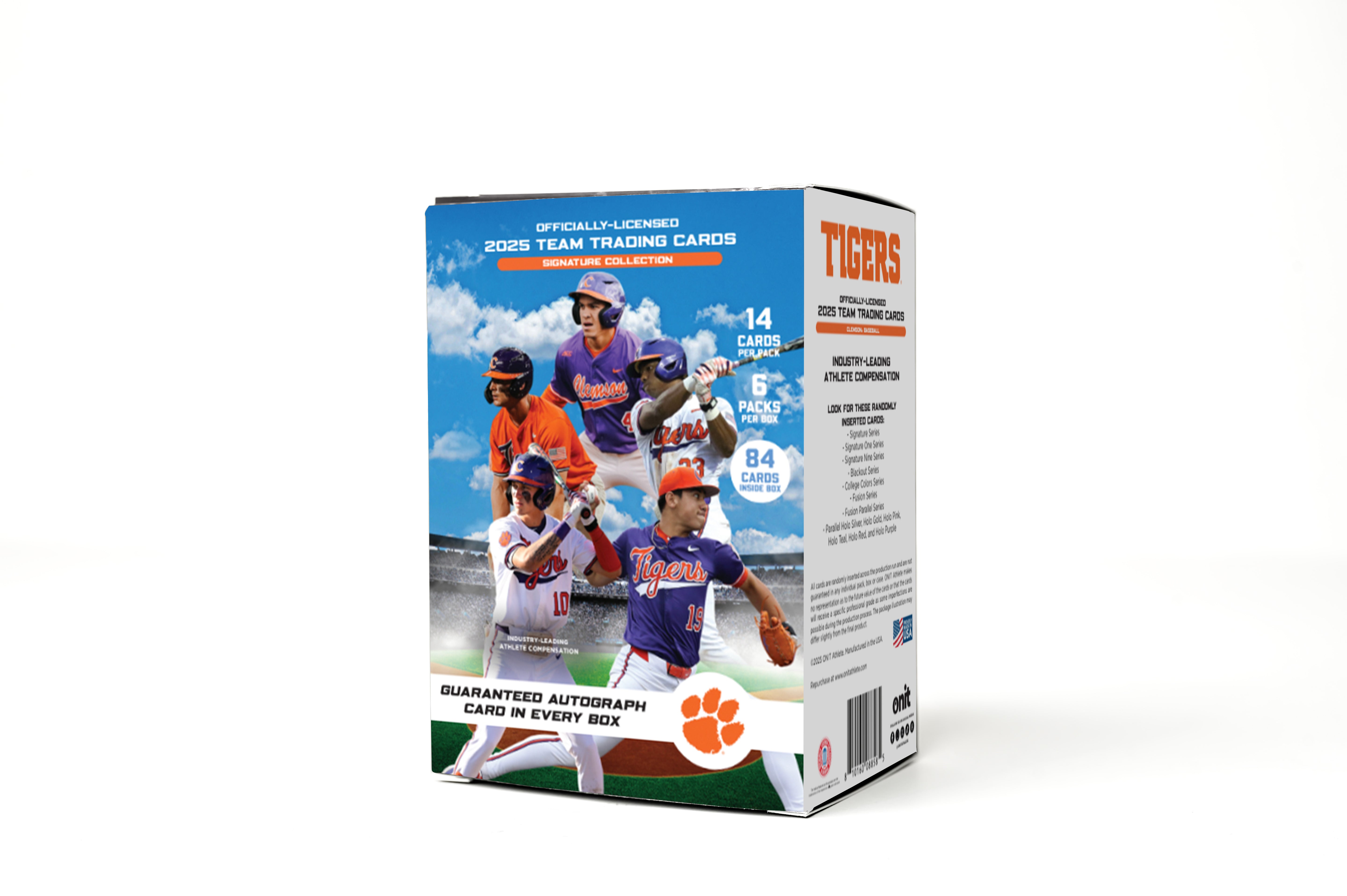 Clemson University® 2025 Baseball Trading Cards - Platinum Box with Guaranteed Autograph