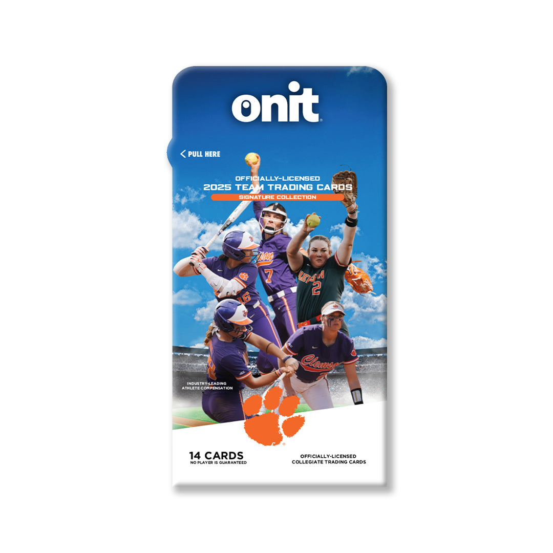 Clemson University® 2025 Softball Trading Cards - Single Pack