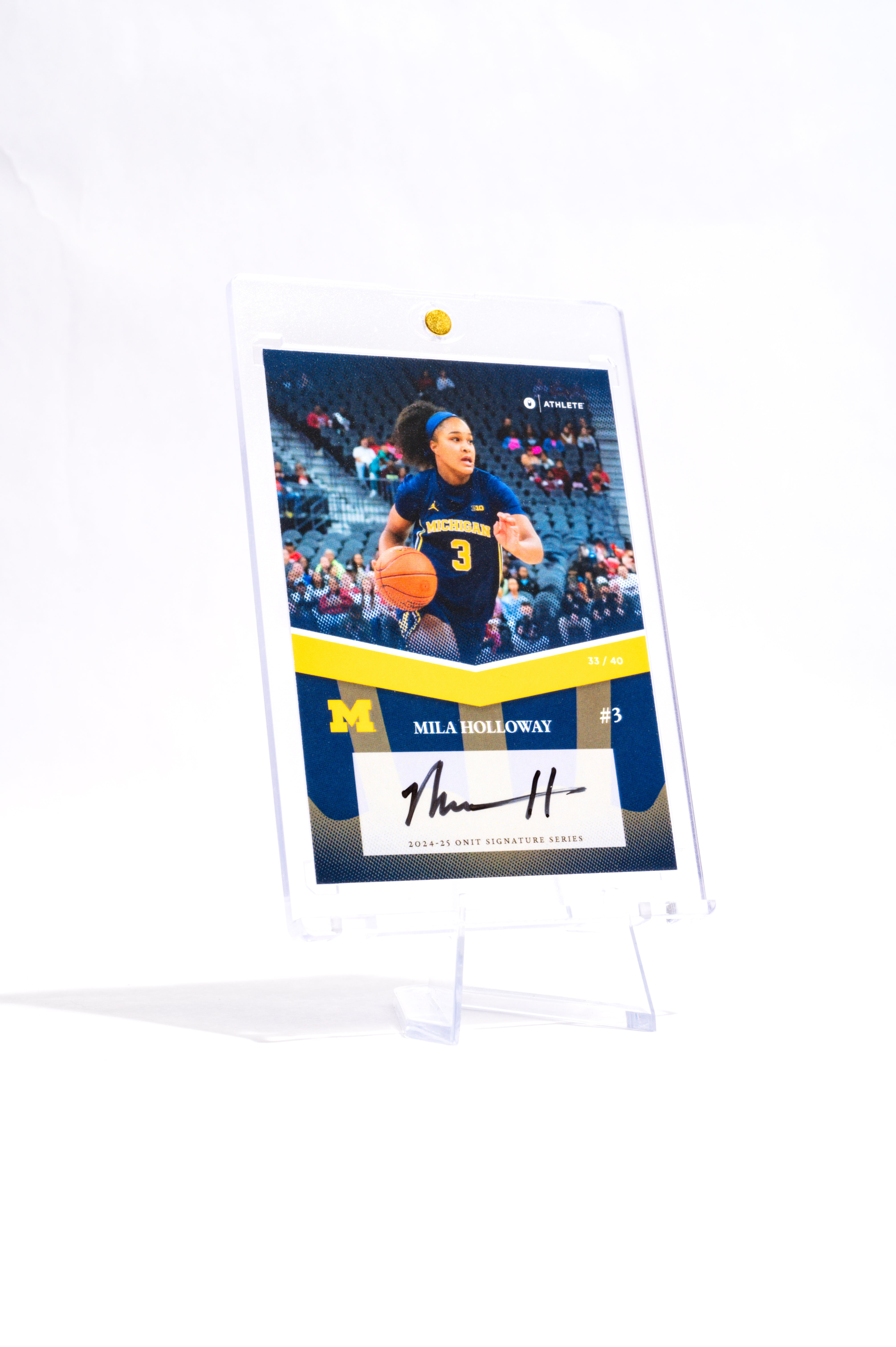 University of Michigan® 2024-25 Women's Basketball Trading Cards - Platinum Box with Guaranteed Autograph