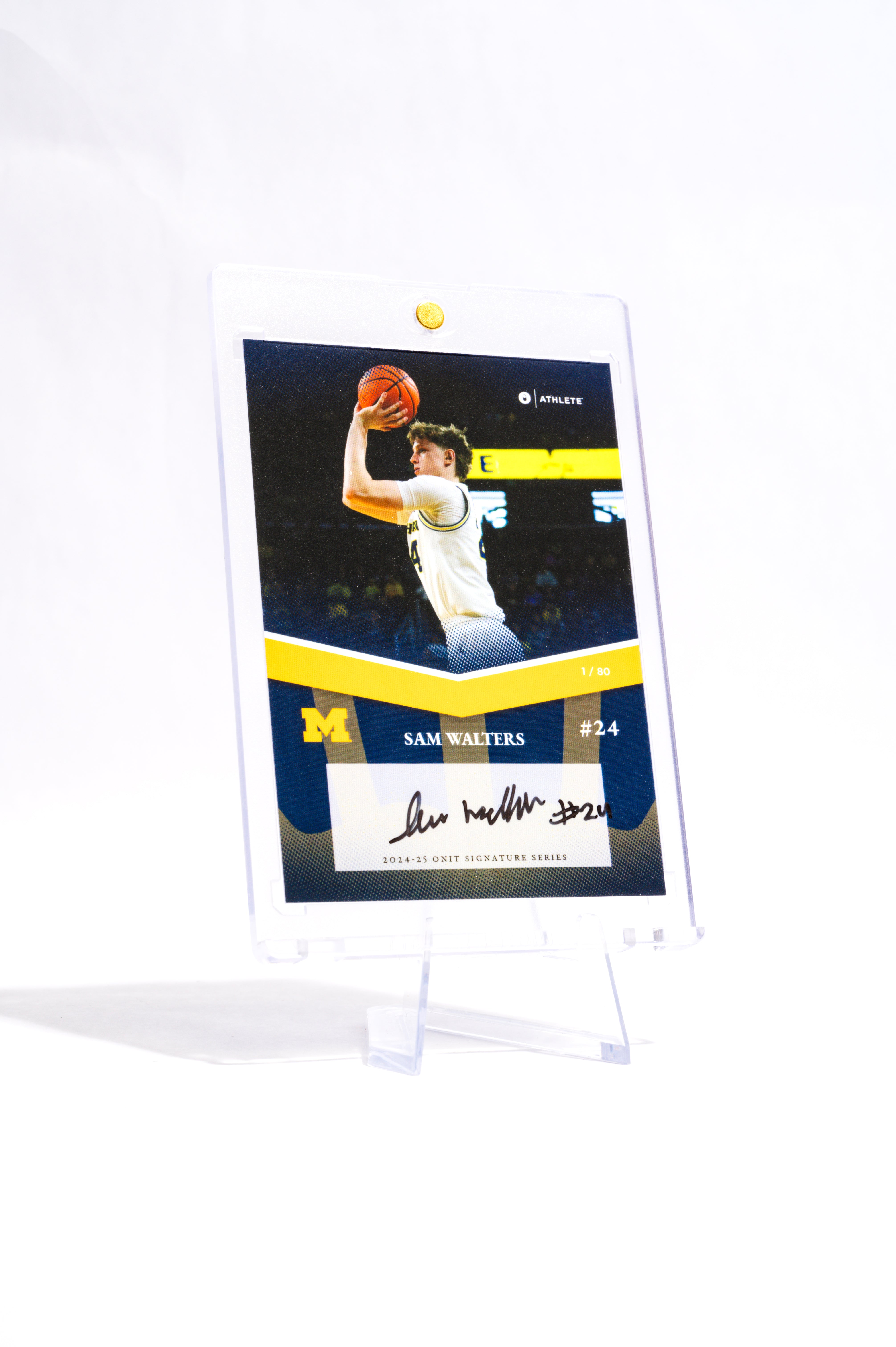 University of Michigan® 2024-25 Men's Basketball Trading Cards - Platinum Box with Guaranteed Autograph