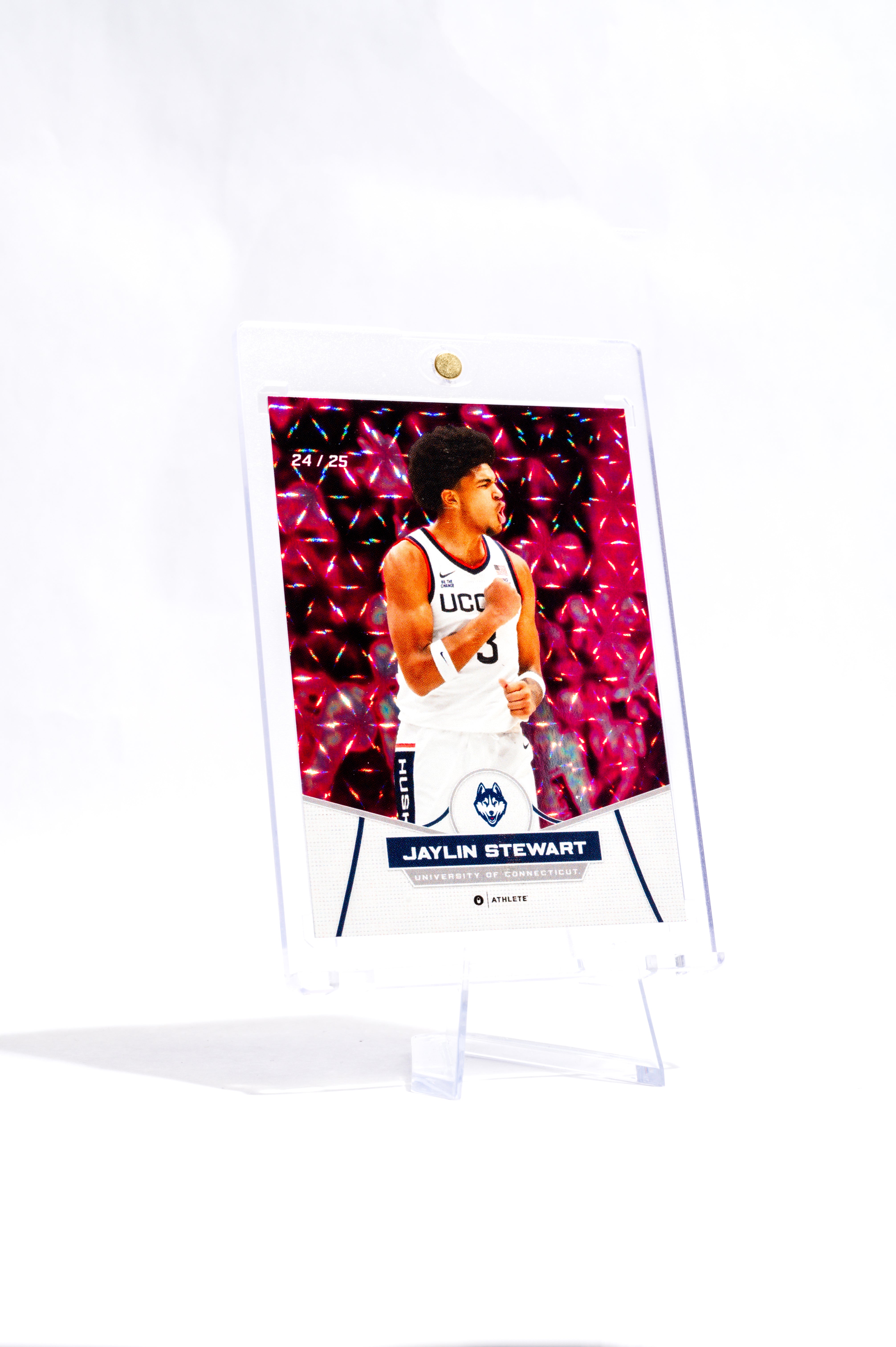 UConn® 2024-25 Men's Basketball Trading Cards - Platinum Box with Guaranteed Autograph