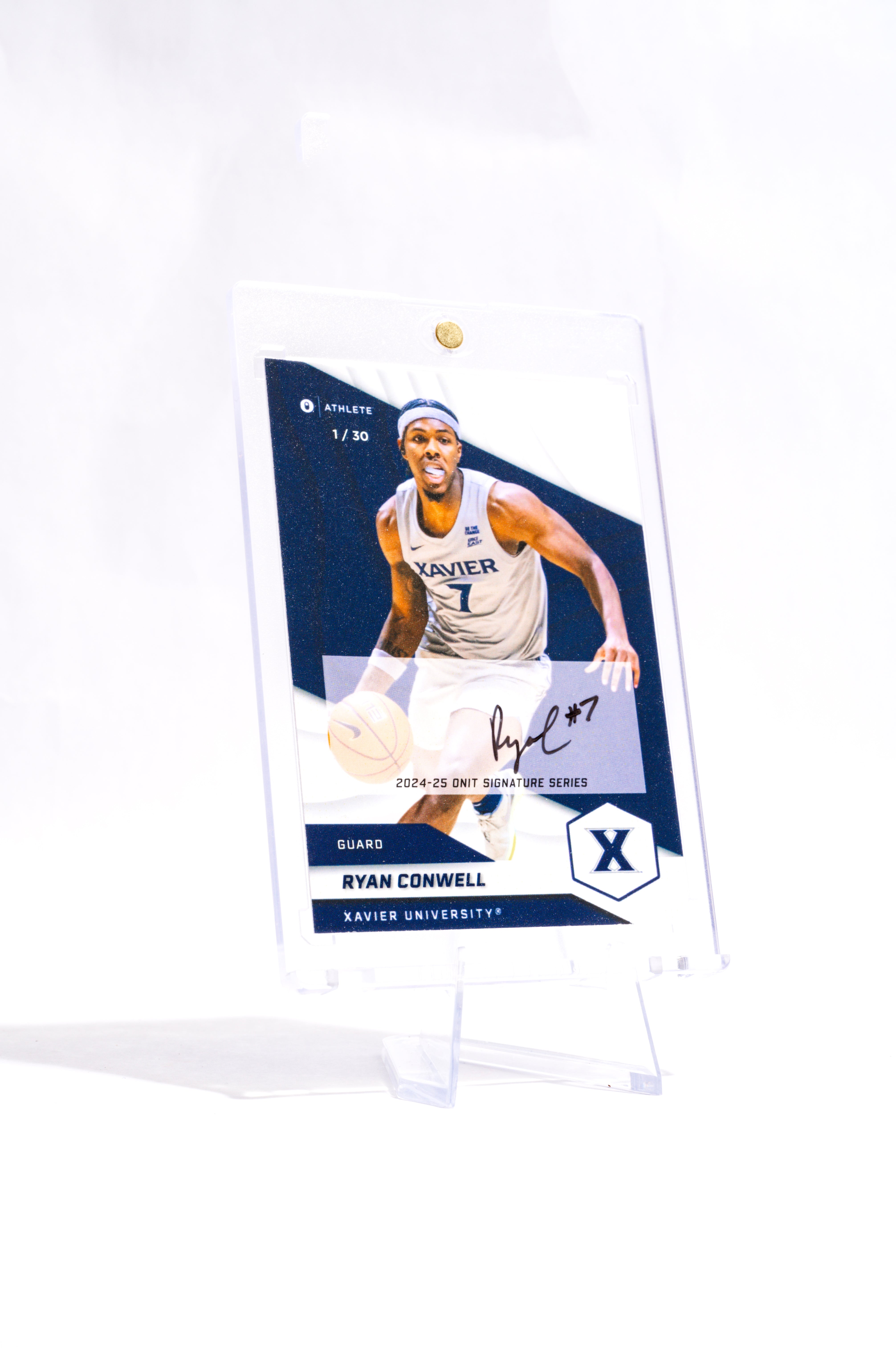 Xavier University® 2024-25 Men's Basketball Trading Cards - Platinum Box with Guaranteed Autograph