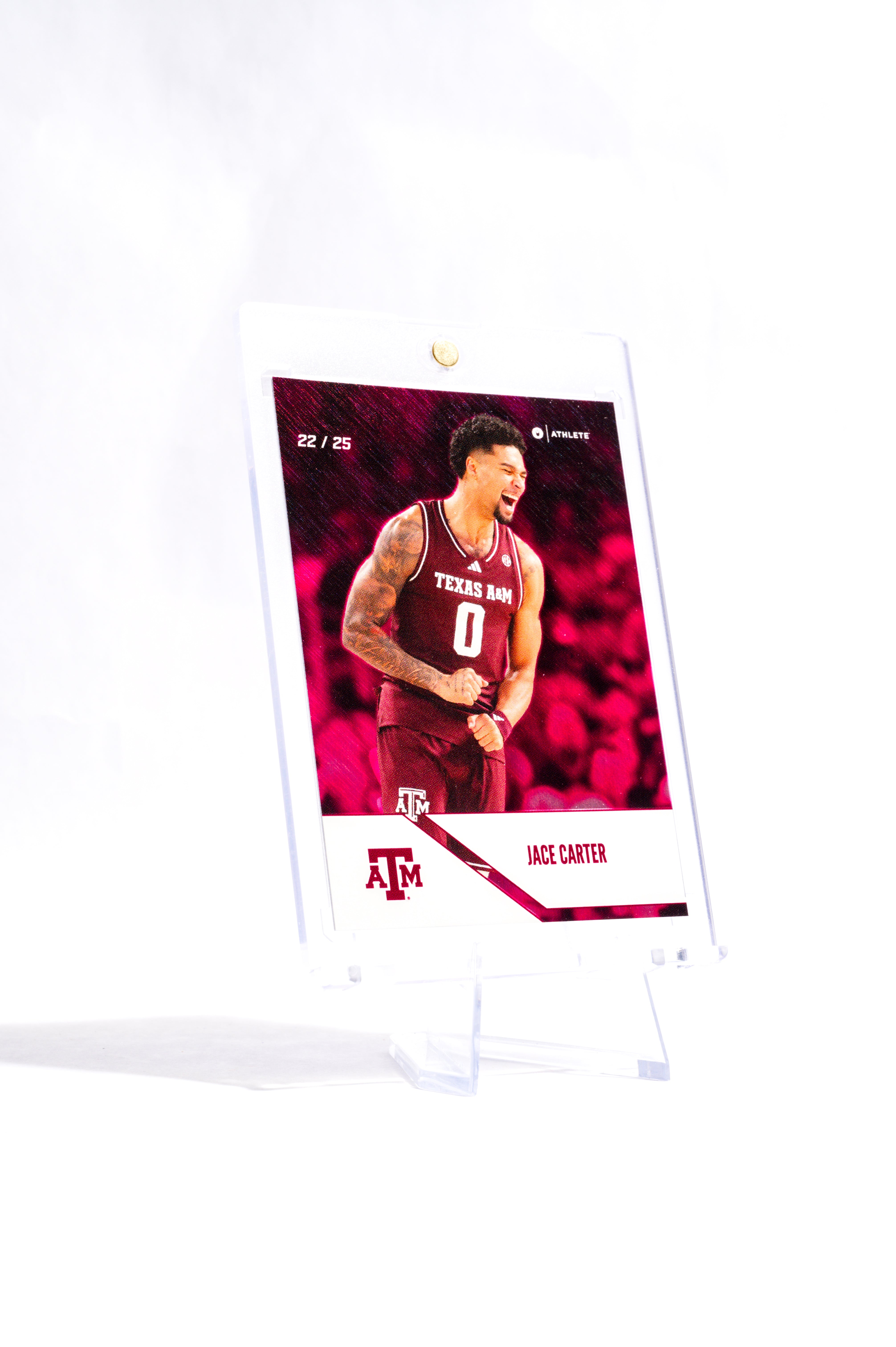 Texas A&M University® 2024-25 Men's Basketball Trading Cards - Platinum Box with Guaranteed Autograph