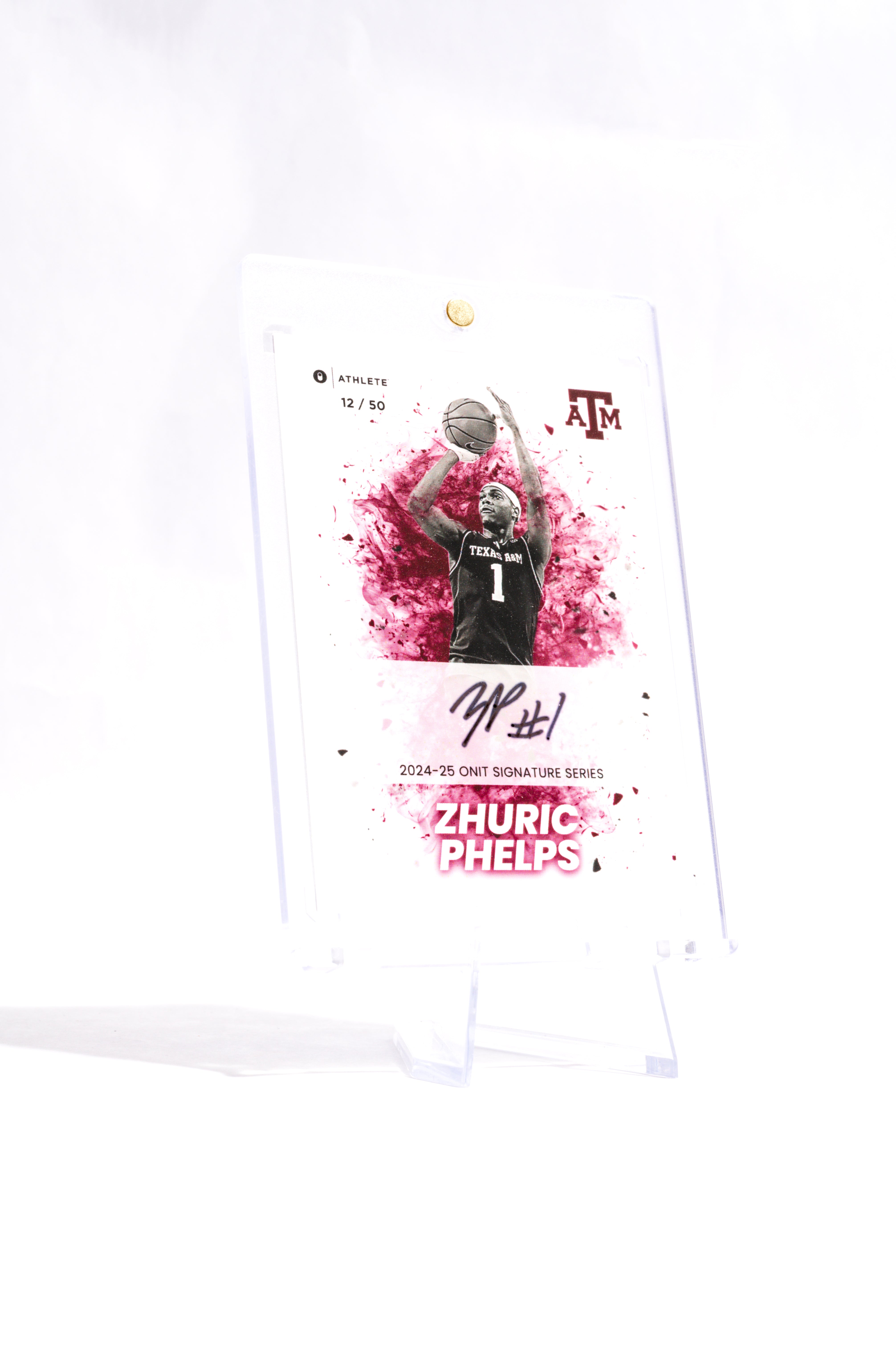 Texas A&M University® 2024-25 Men's Basketball Trading Cards - Platinum Box with Guaranteed Autograph