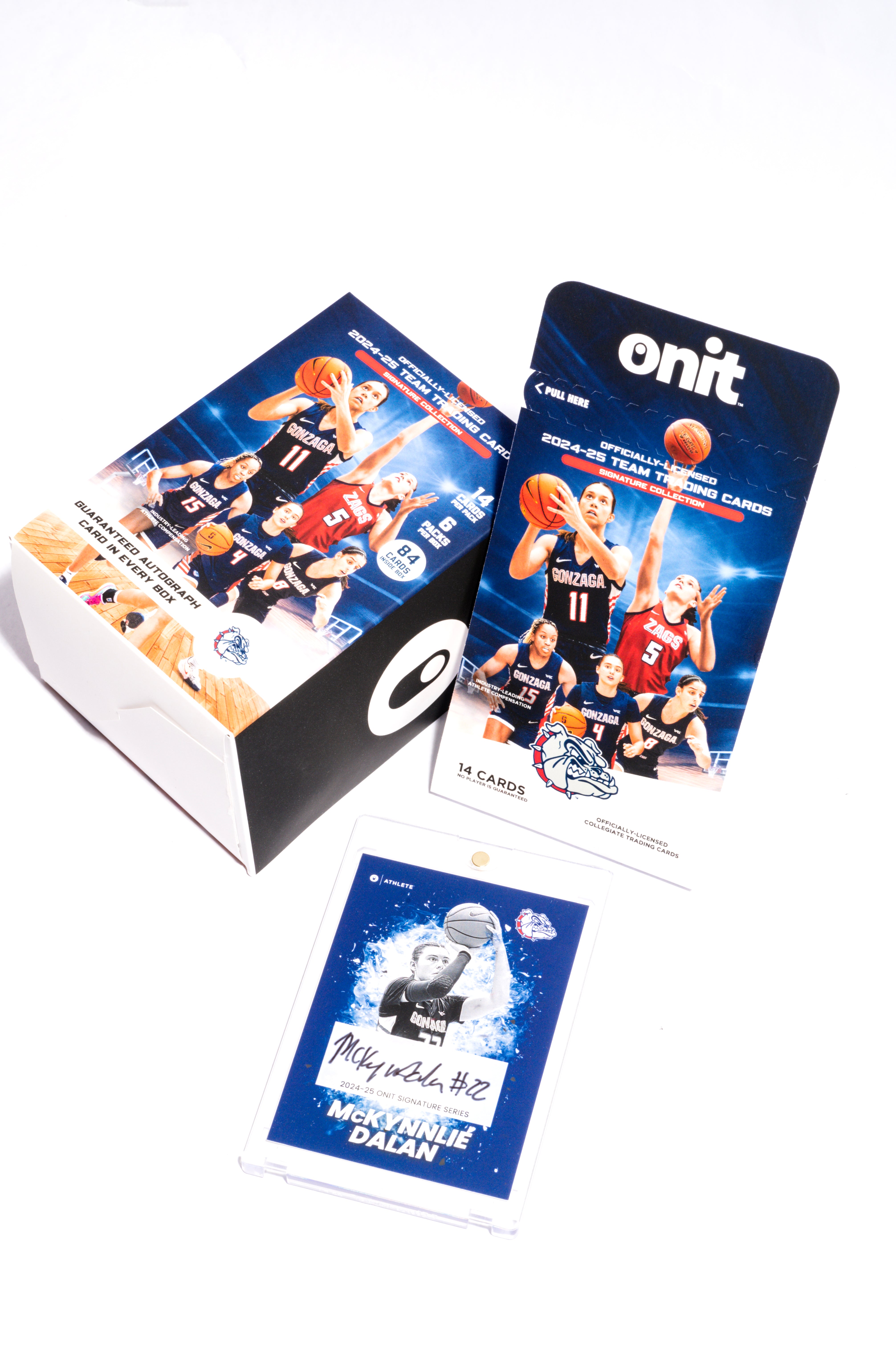 Gonzaga University® NIL Women's Basketball - 2024-25 Signature Trading Cards - Platinum Box with Guaranteed Autograph