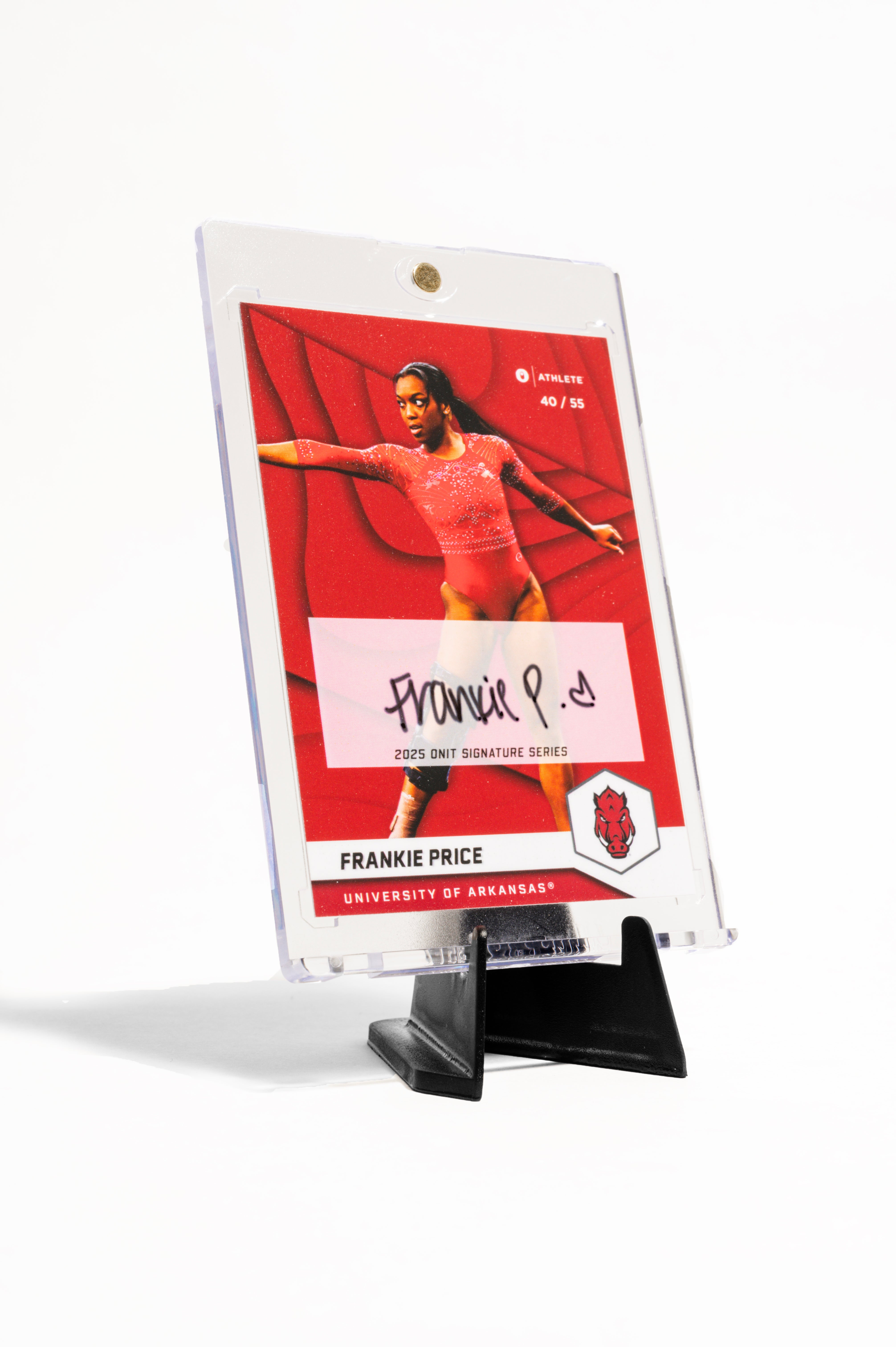 University of Arkansas® 2024-25 Gymnastics Trading Cards - Platinum Box with Guaranteed Autograph