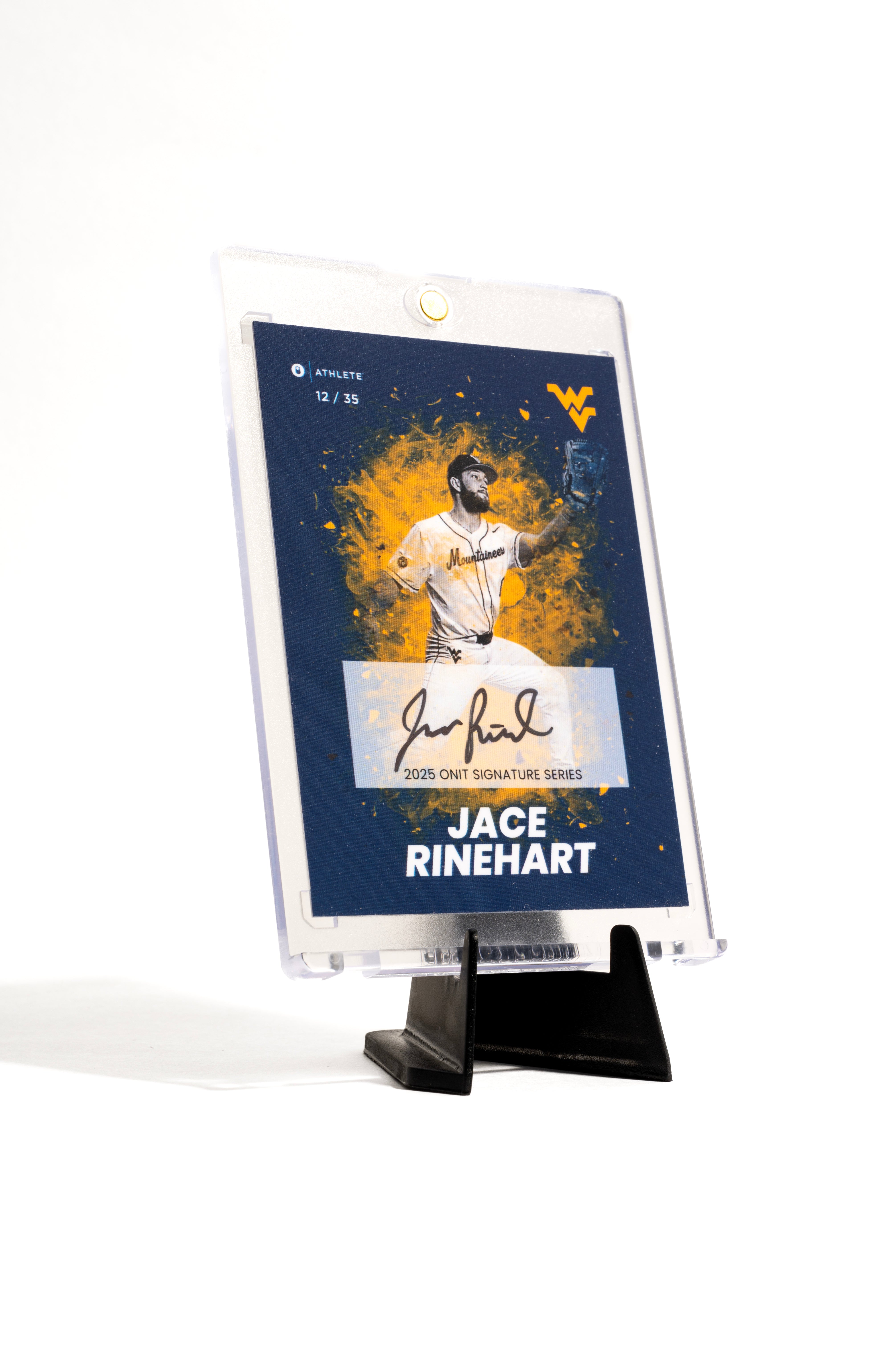 West Virginia University® 2025 Baseball Trading Cards - Platinum Box with Guaranteed Autograph