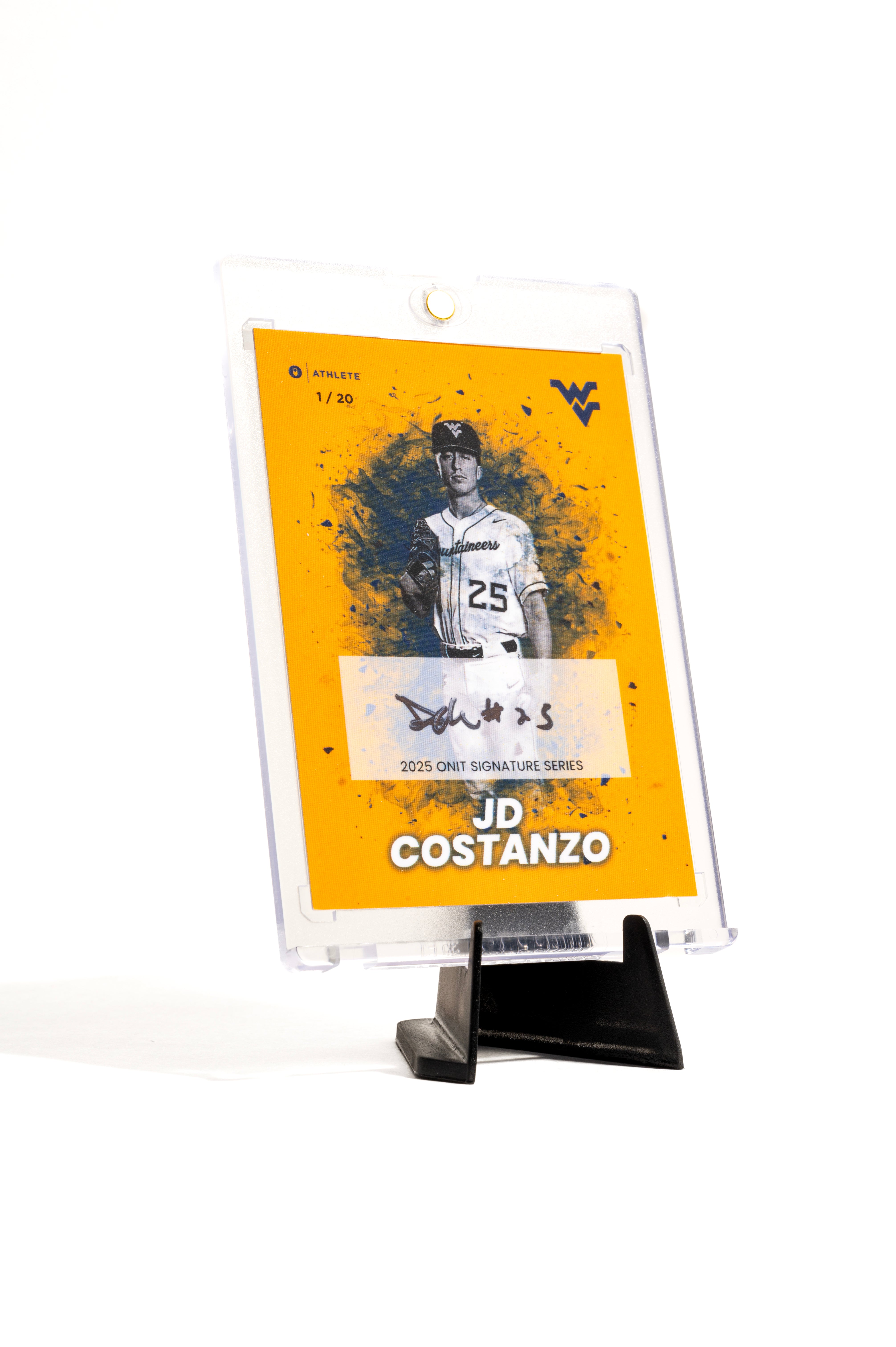 West Virginia University® 2025 Baseball Trading Cards - Platinum Box with Guaranteed Autograph