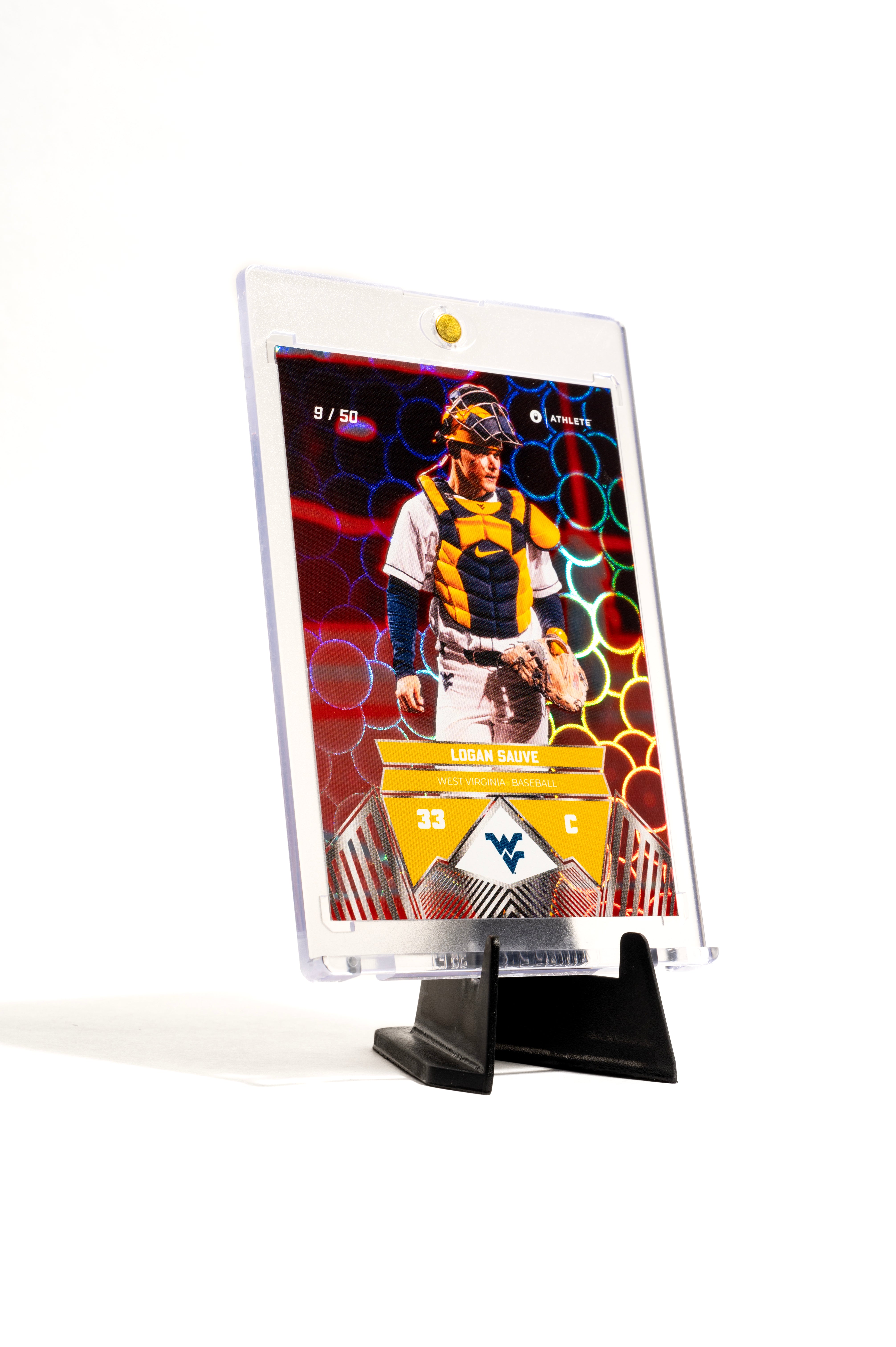 West Virginia University® 2025 Baseball Trading Cards - Platinum Box with Guaranteed Autograph