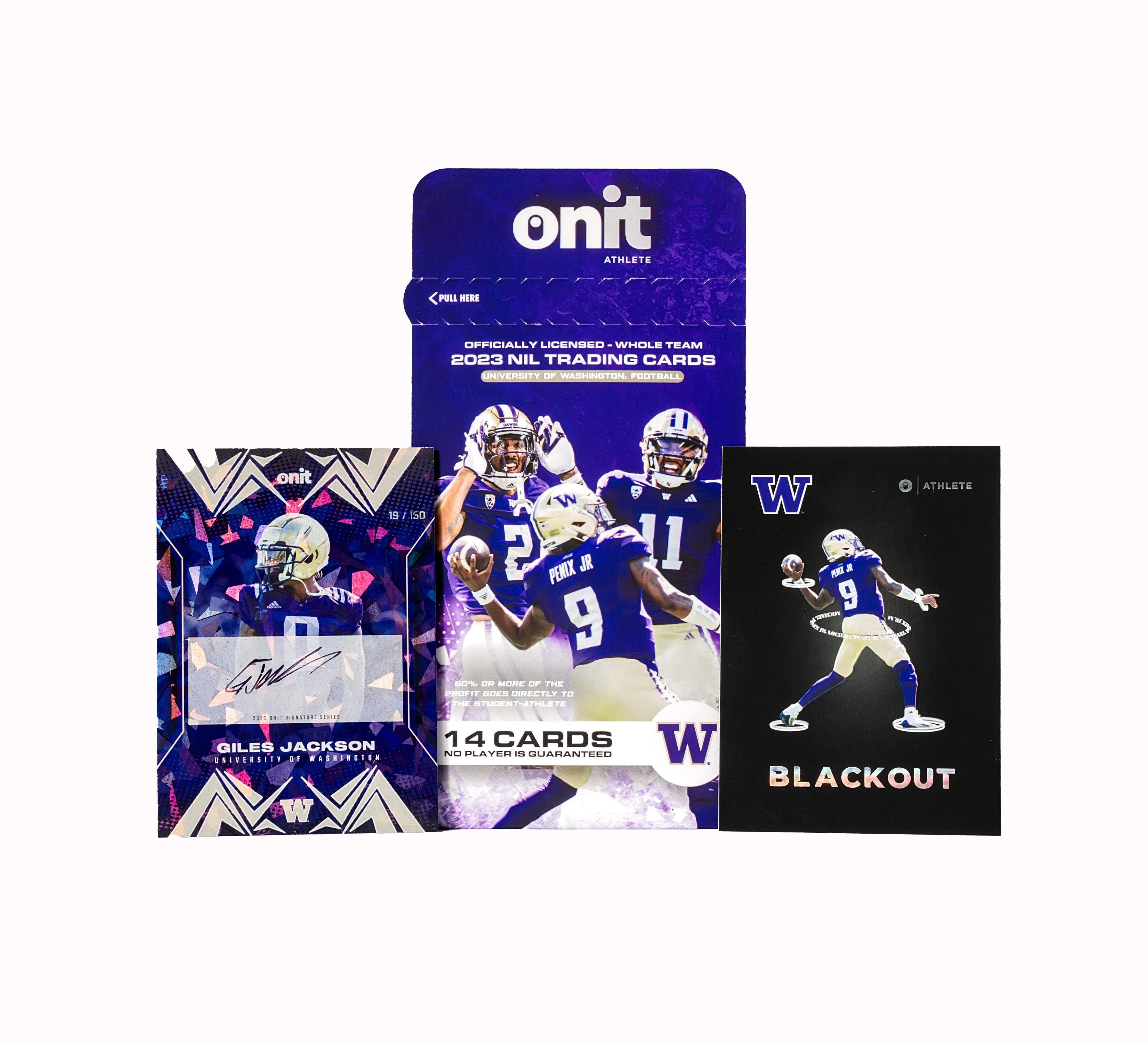 University of Washington® NIL Football - 2023 Trading Cards - Single Pack