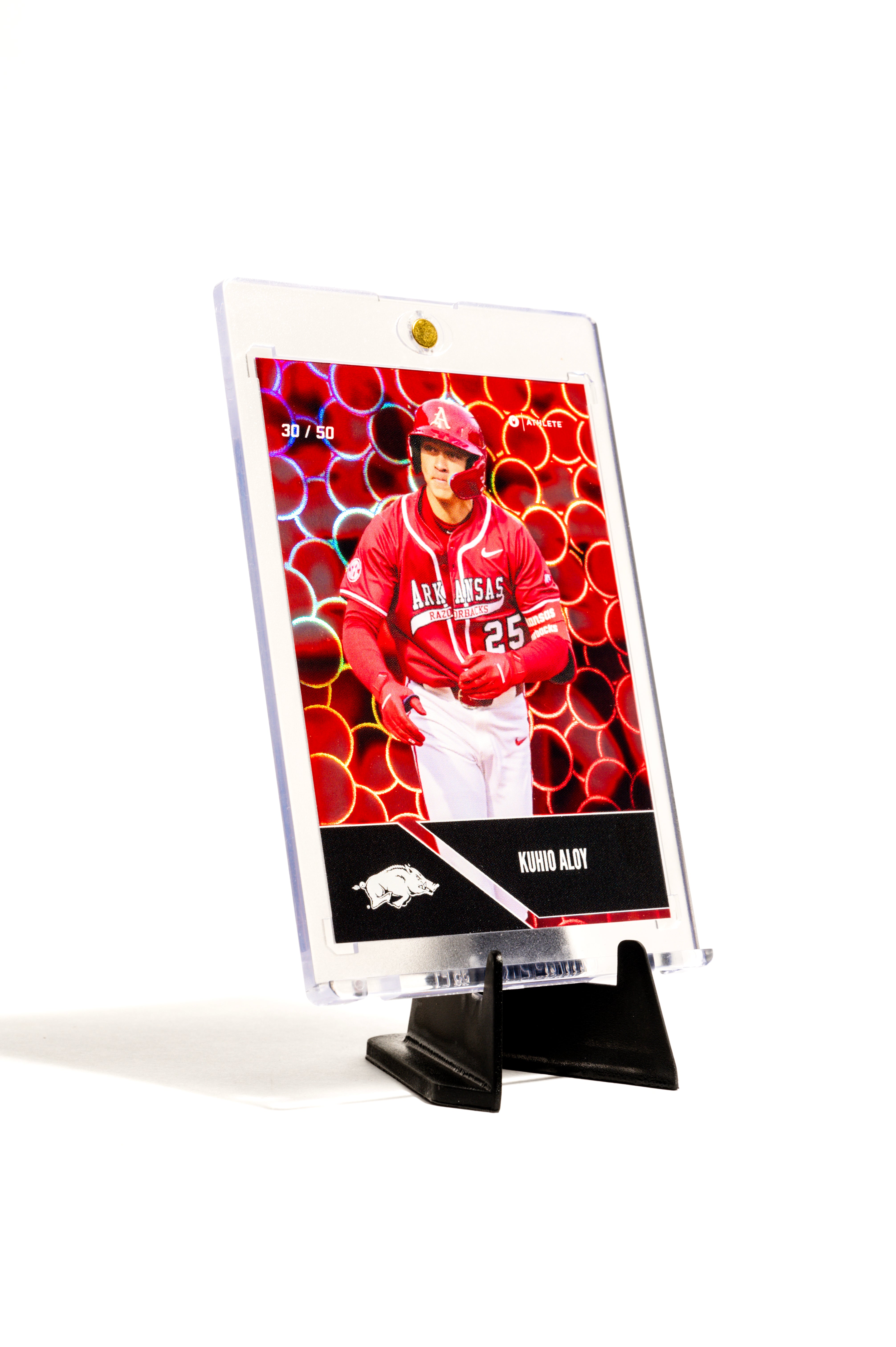 University of Arkansas® 2025 Baseball Trading Cards - Platinum Box with Guaranteed Autograph