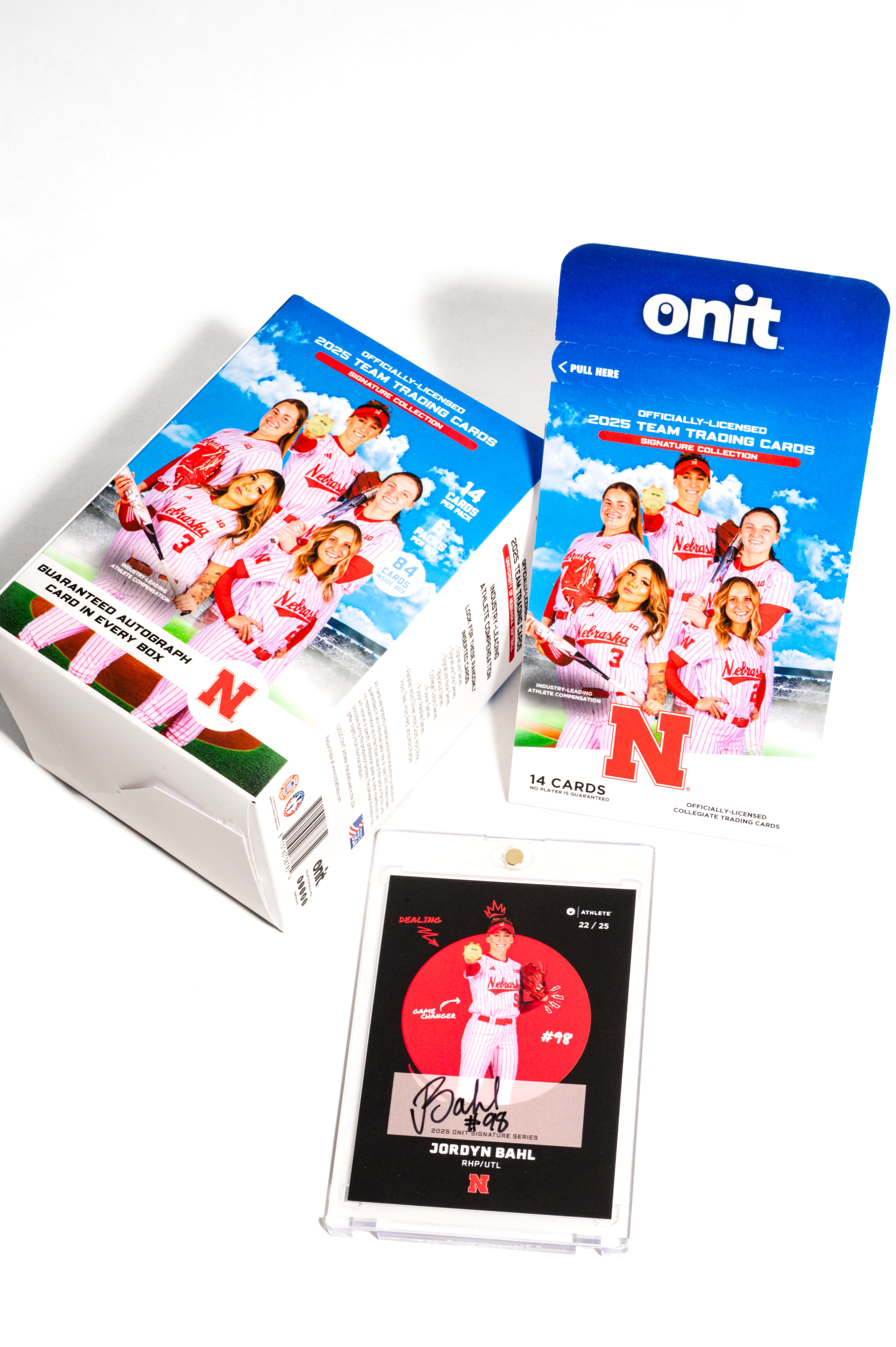 University of Nebraska® 2025 Softball Trading Cards - Platinum Box with Guaranteed Autograph