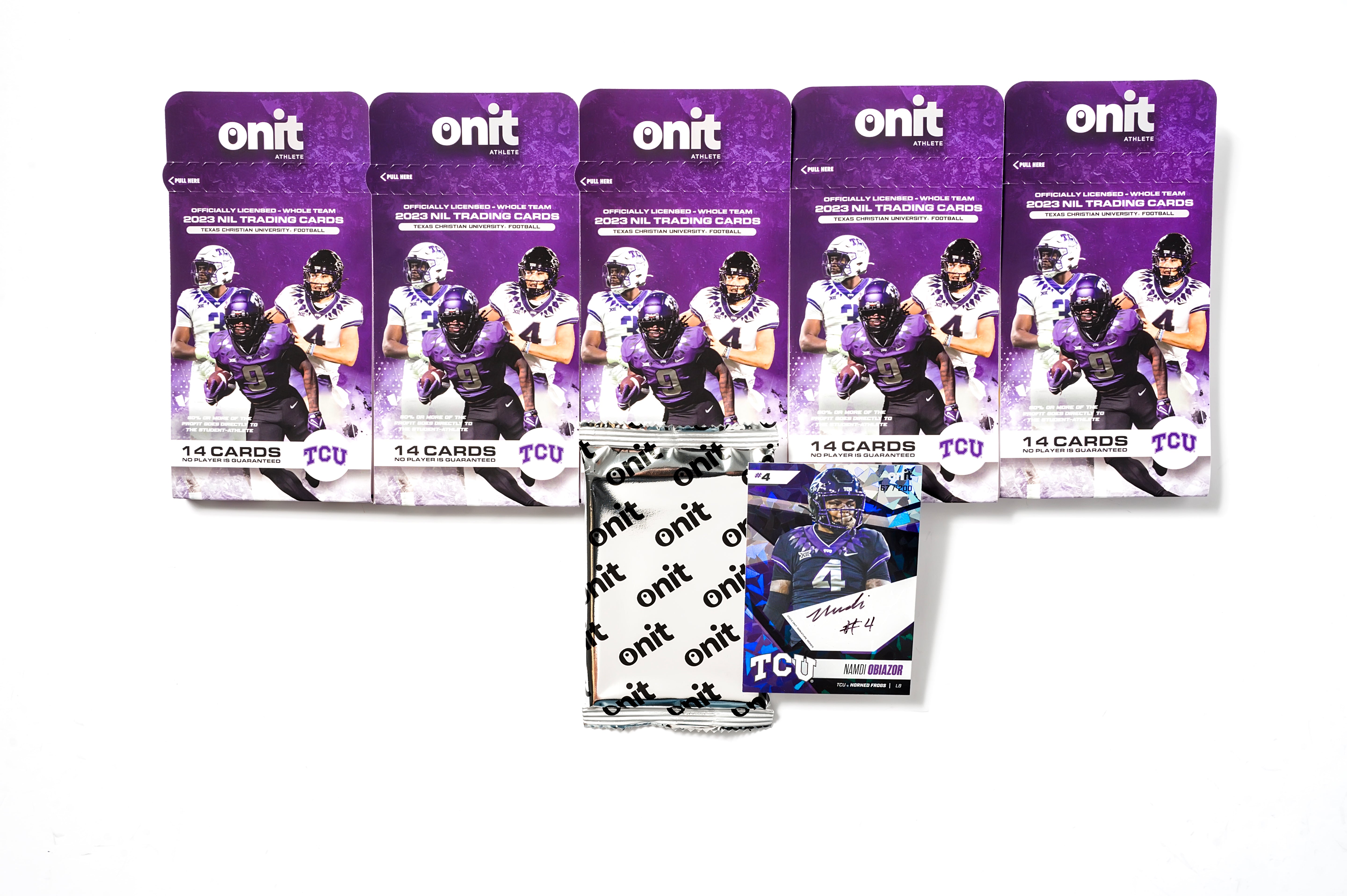 Texas Christian University Mystery Bundle 2023 - Free Platinum Pack with Guaranteed Autograph