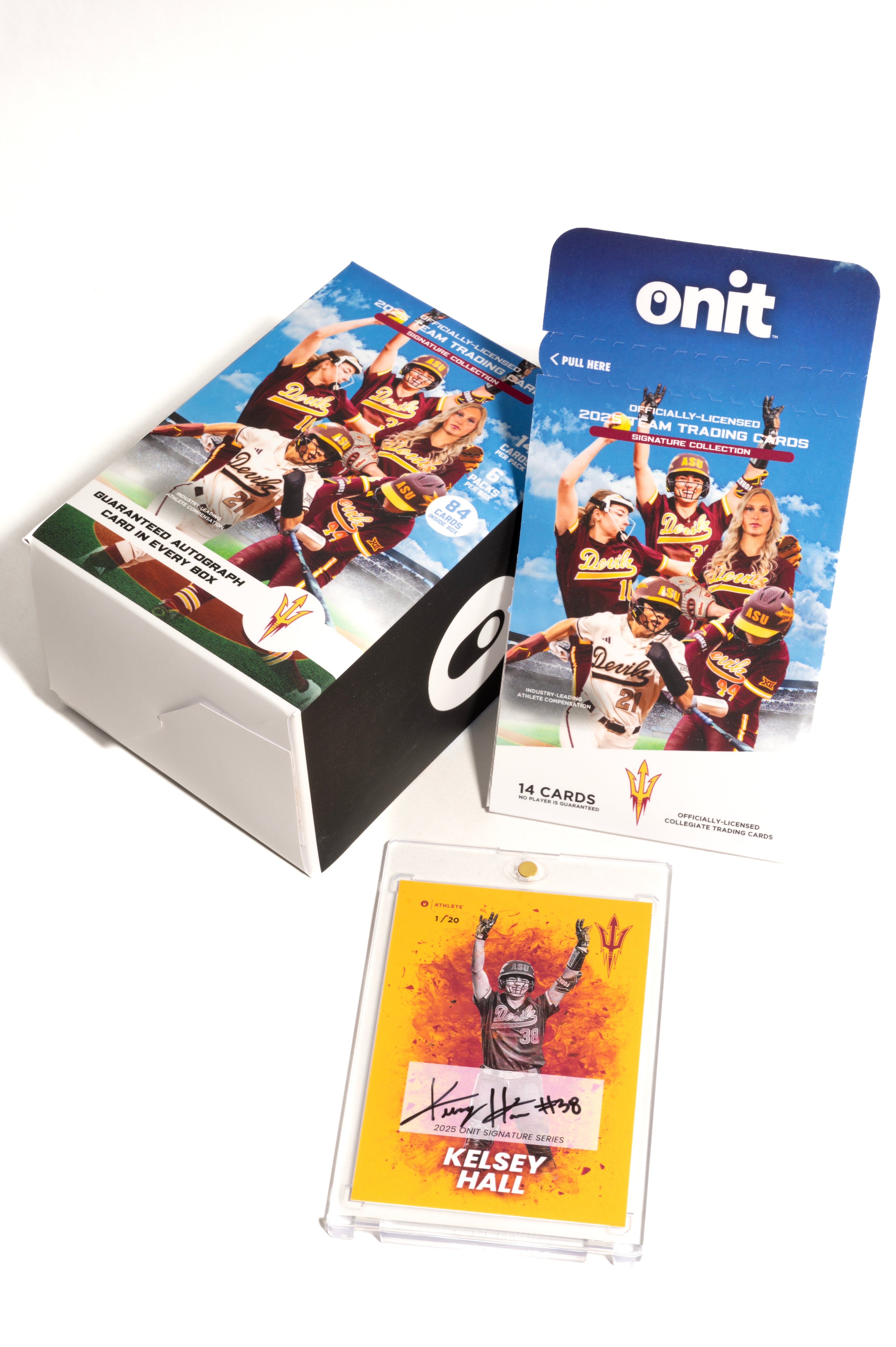 Arizona State University® 2025 Softball Trading Cards - Platinum Box with Guaranteed Autograph