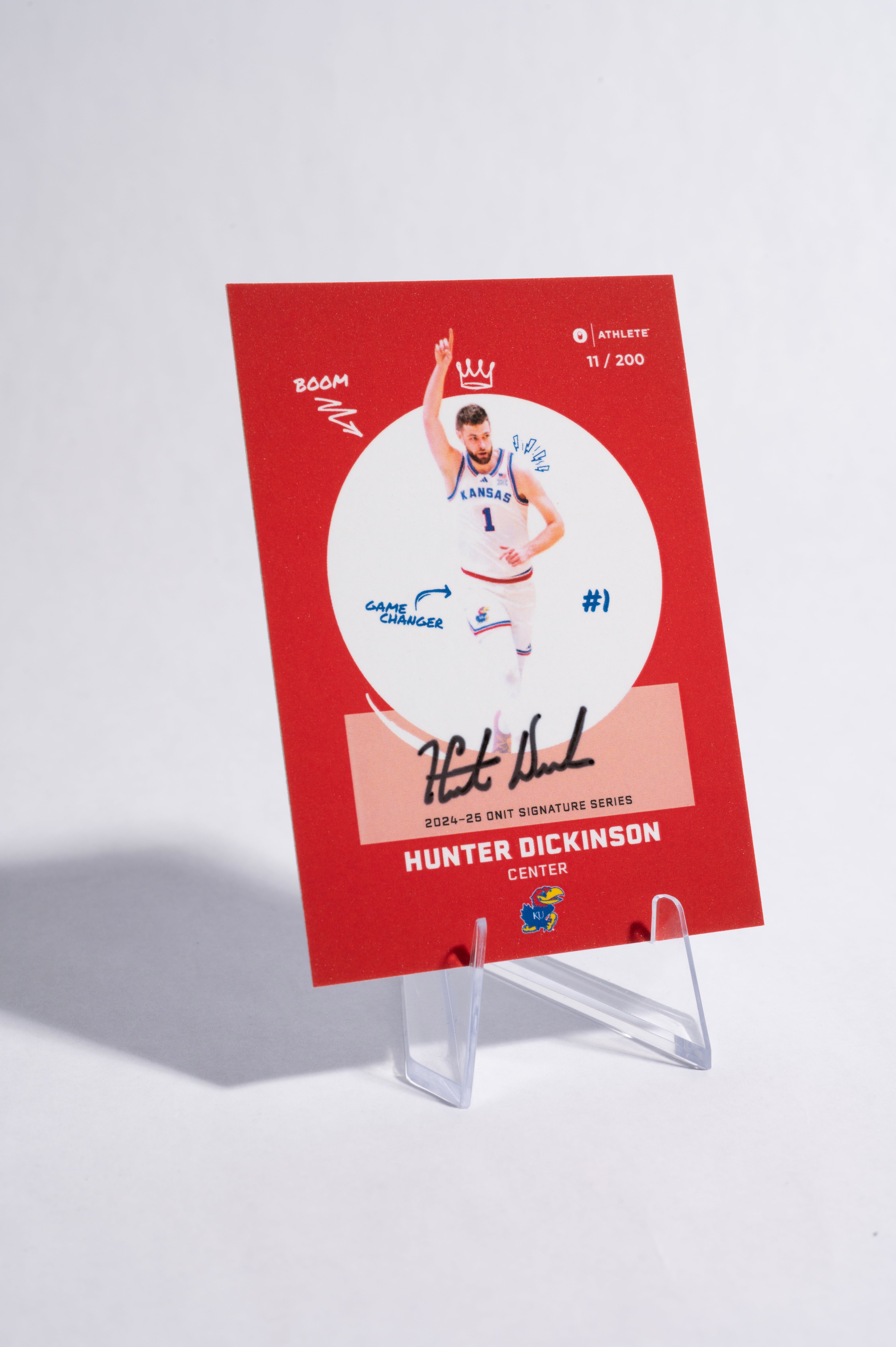 University of Kansas® NIL Men's Basketball - 2024-25 Signature Trading Cards - Platinum Box with Guaranteed Autograph