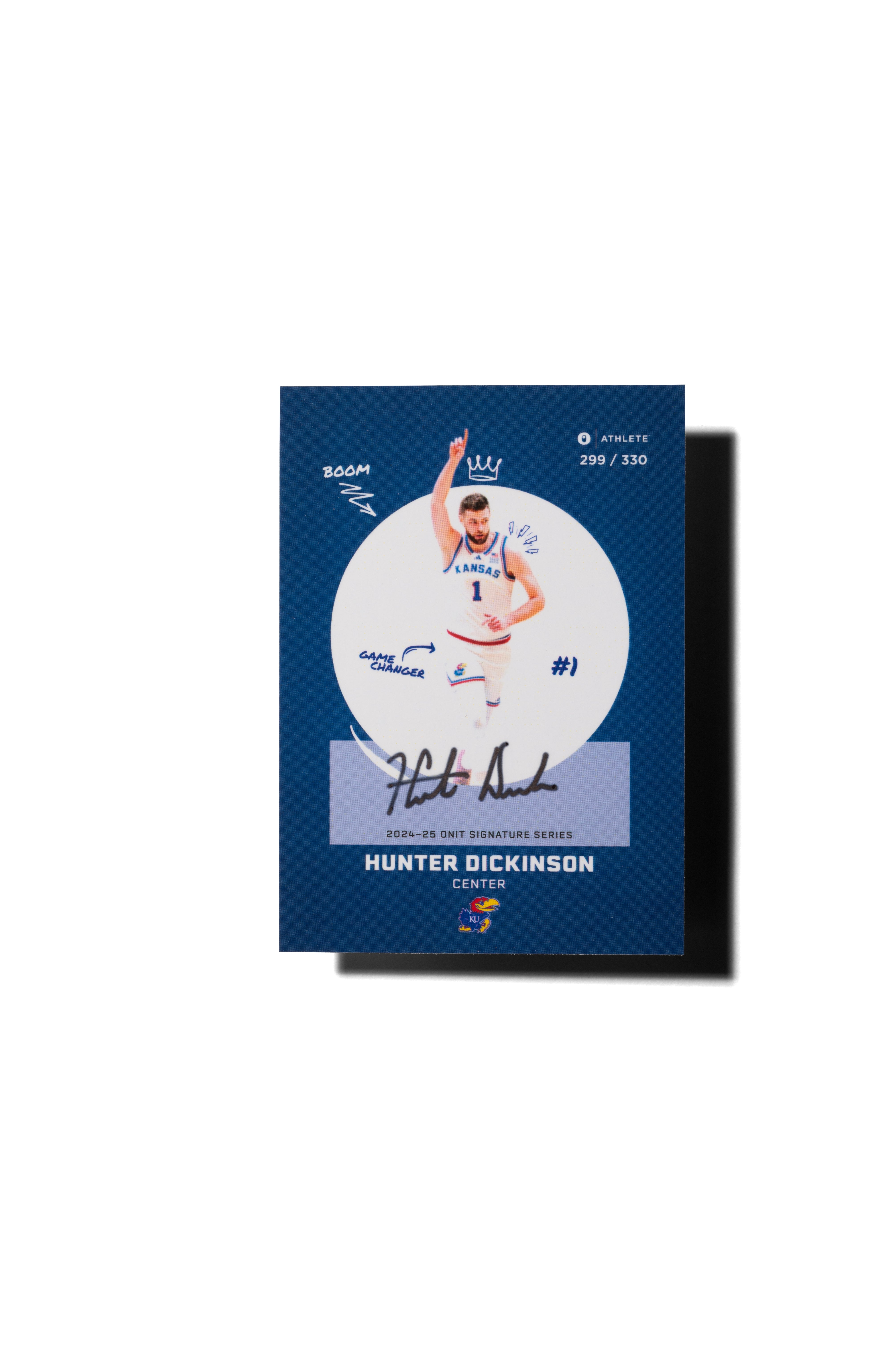 University of Kansas® NIL Men's Basketball - 2024-25 Signature Trading Cards - Single Pack