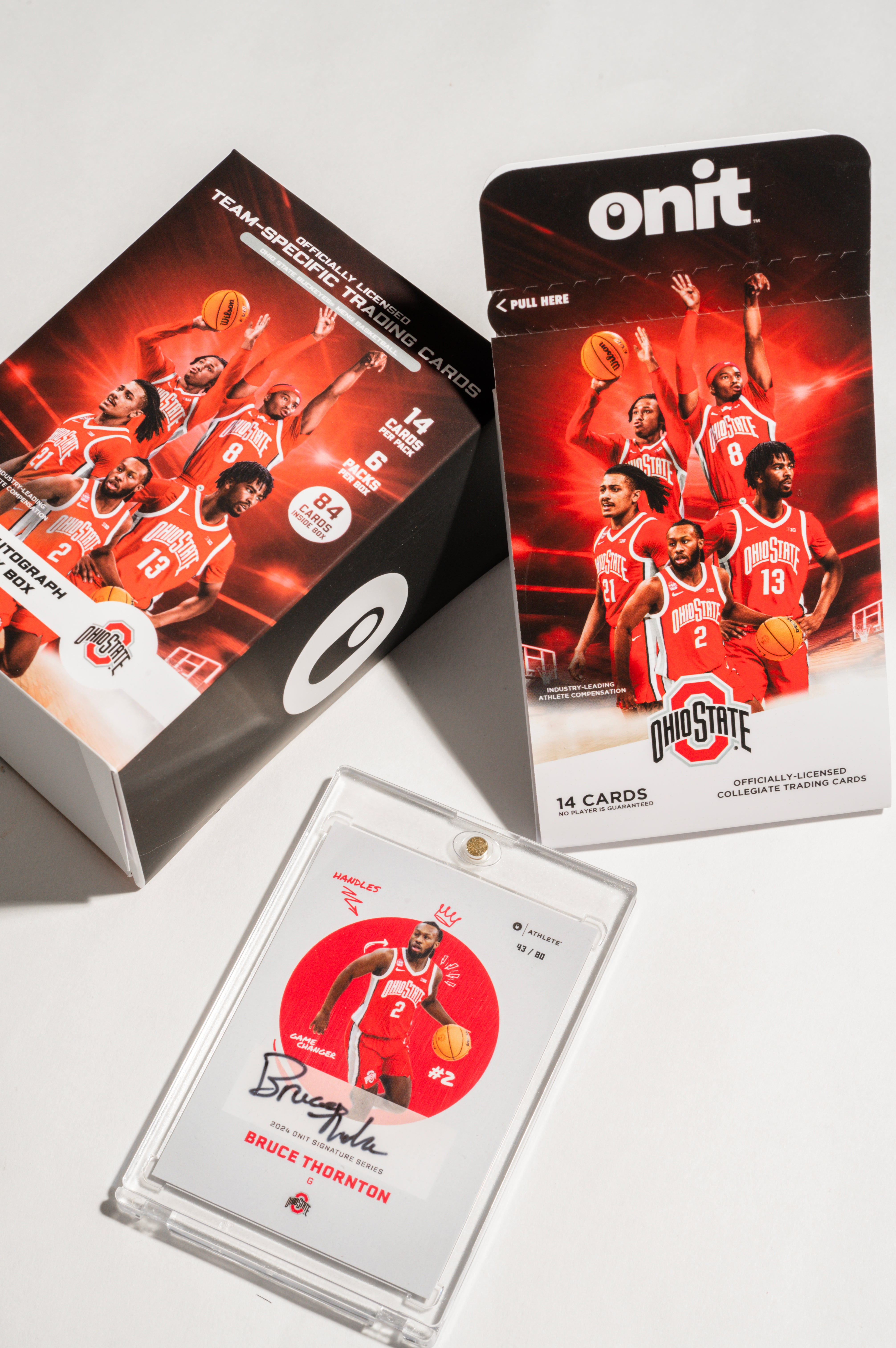 The Ohio State University® NIL Men's Basketball - 2024-25 Signature Trading Cards - Platinum Box with Guaranteed Autograph