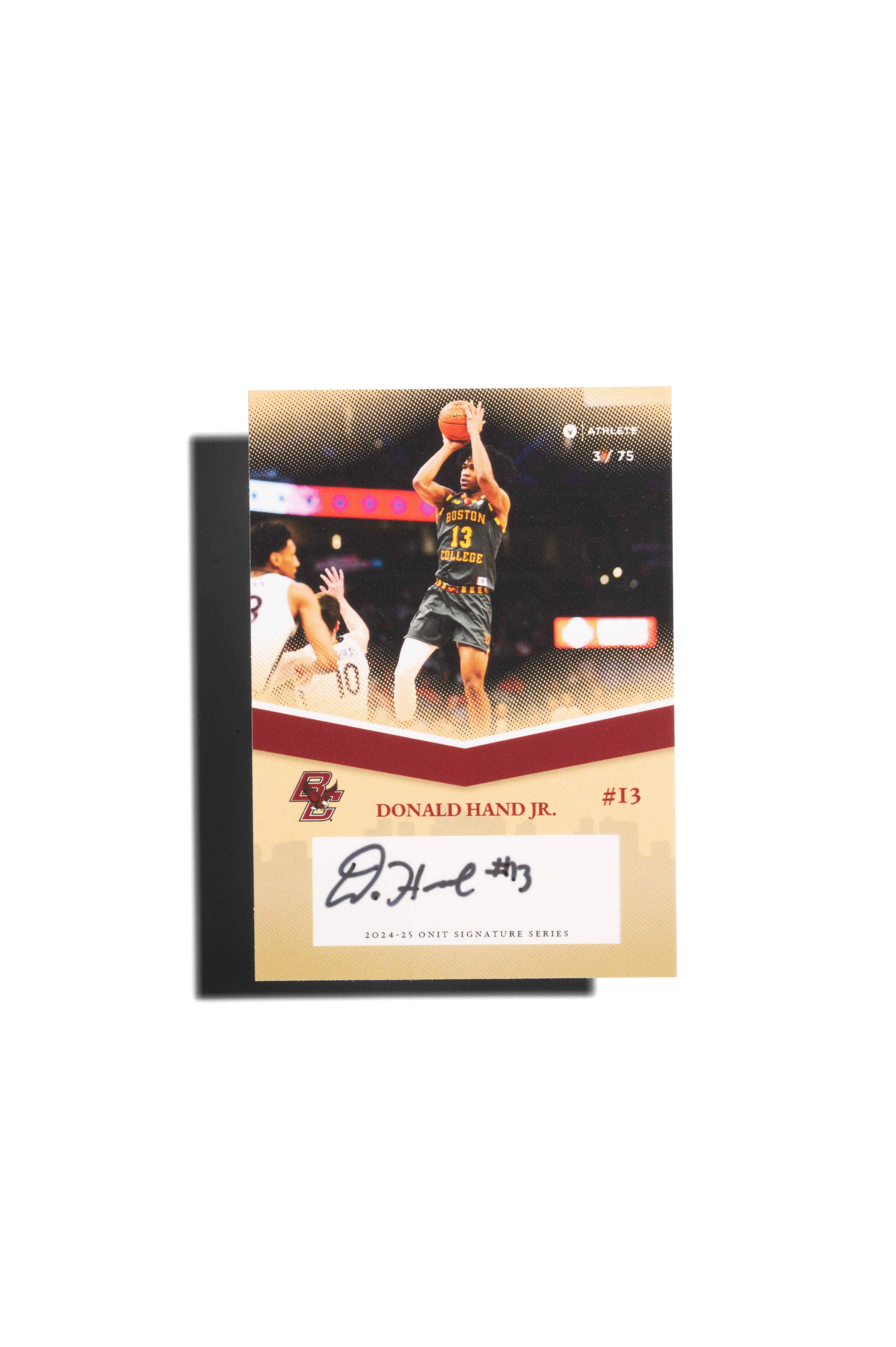Boston College® 2024-25 Men's Basketball Trading Cards - Platinum Box with Guaranteed Autograph