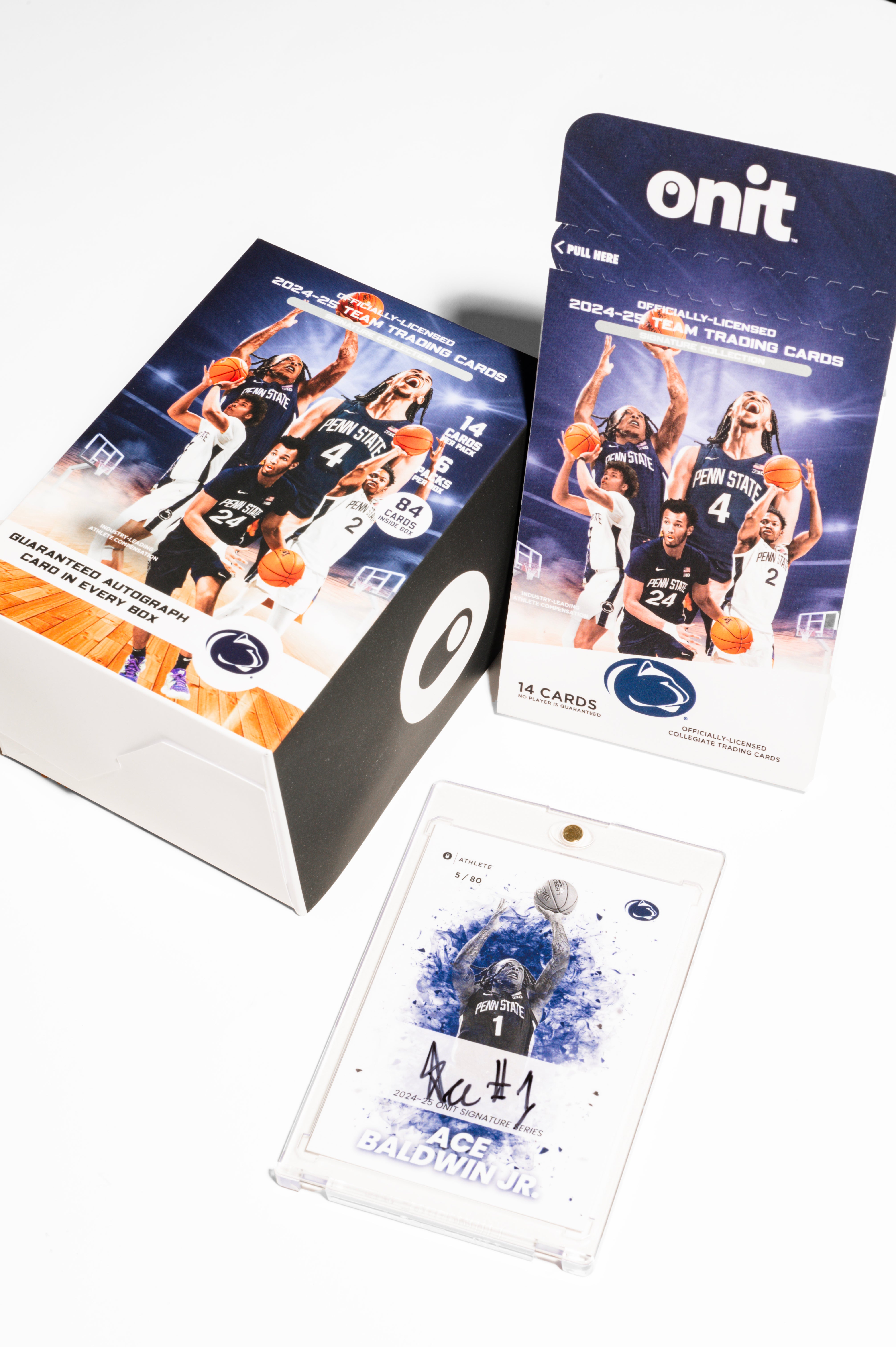 Penn State University® 2024-25 Men's Basketball Trading Cards - Platinum Box with Guaranteed Autograph