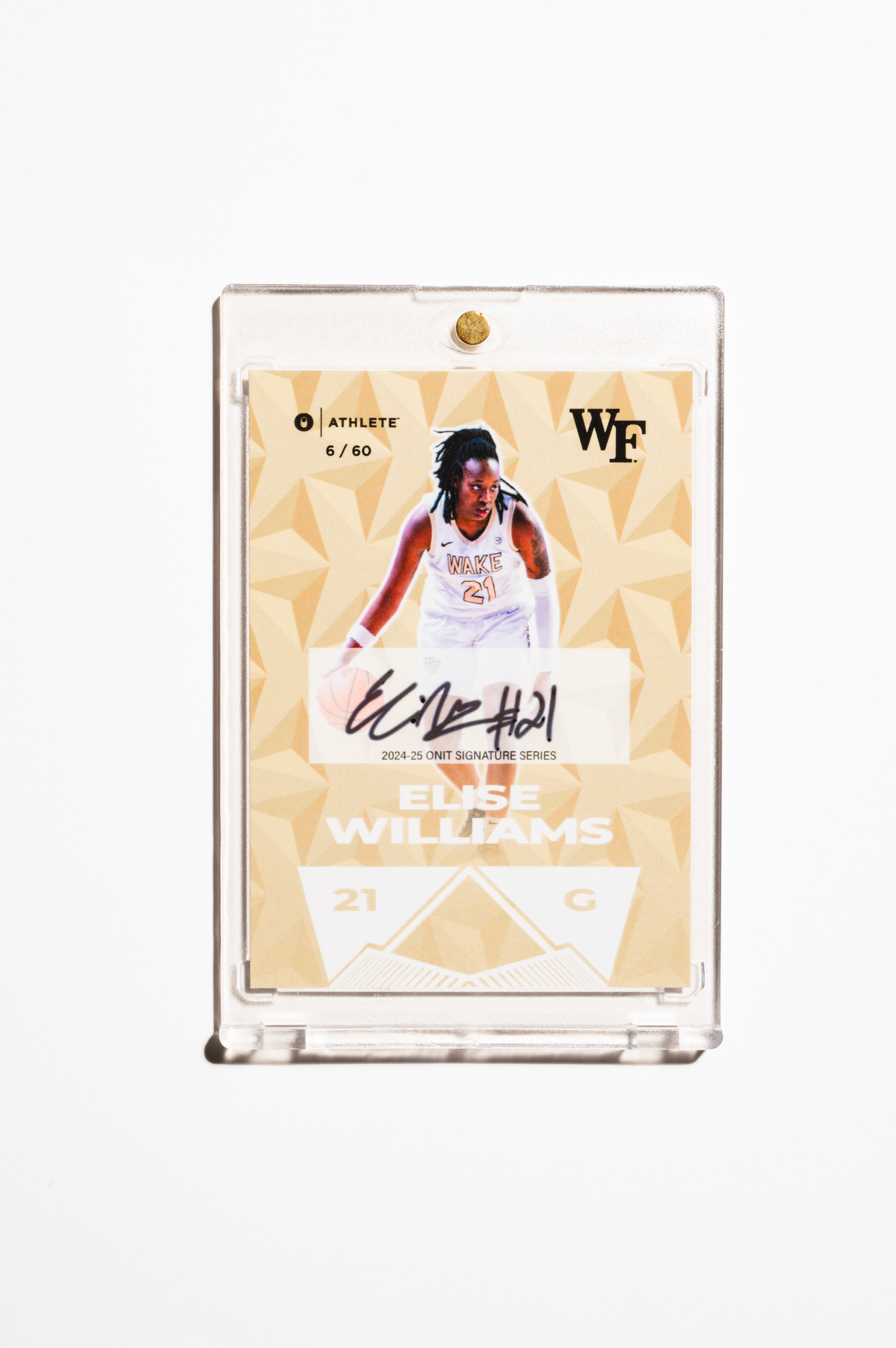 Wake Forest University® NIL Women's Basketball - 2024-25 Signature Trading Cards - Platinum Box with Guaranteed Autograph