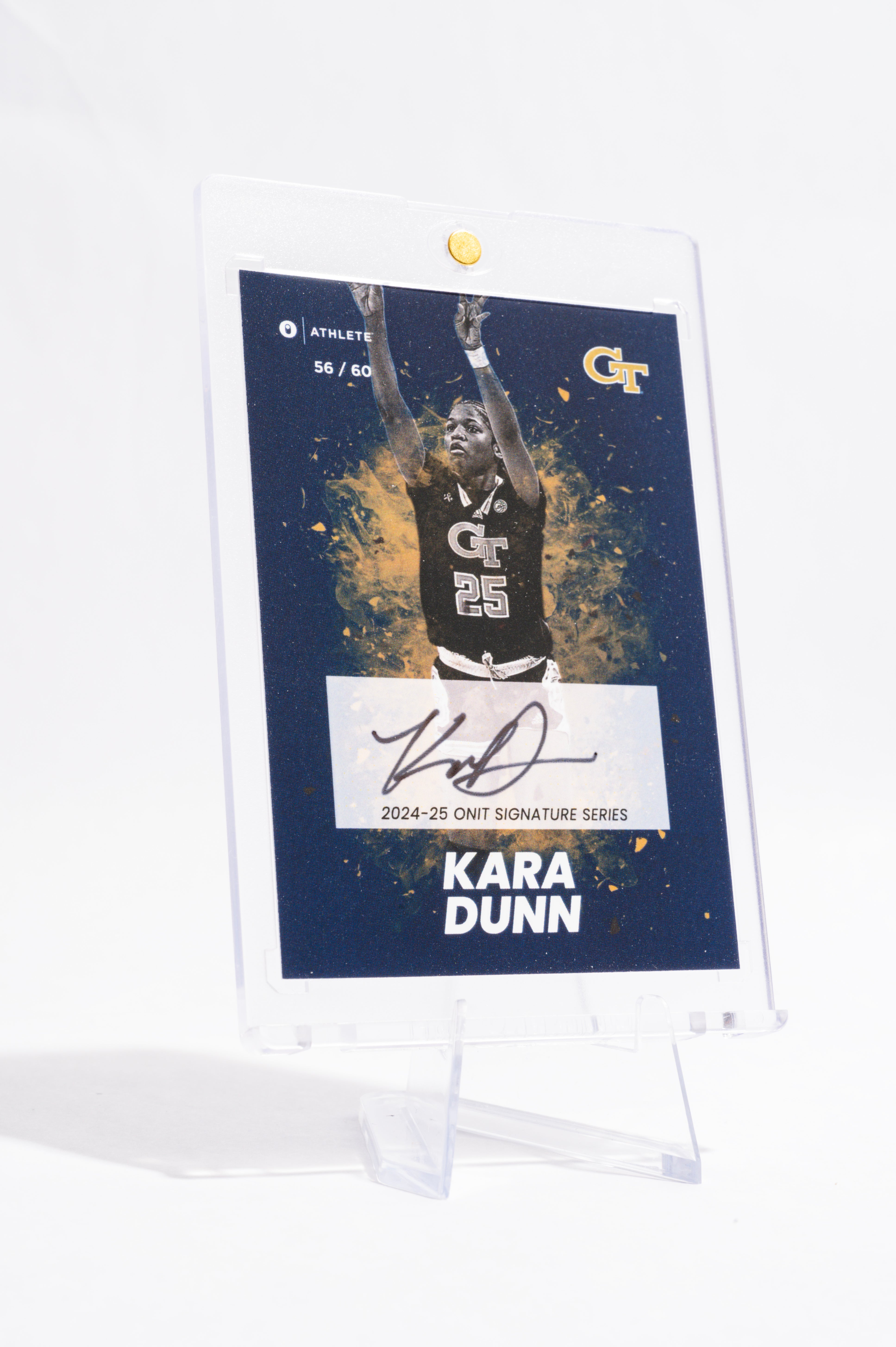 Georgia Tech® 2024-25 Women's Basketball Trading Cards - Platinum Box with Guaranteed Autograph