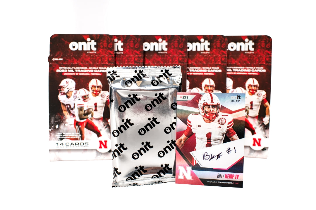 University of Nebraska Mystery Bundle 2023 - Free Platinum Pack with Guaranteed Autograph