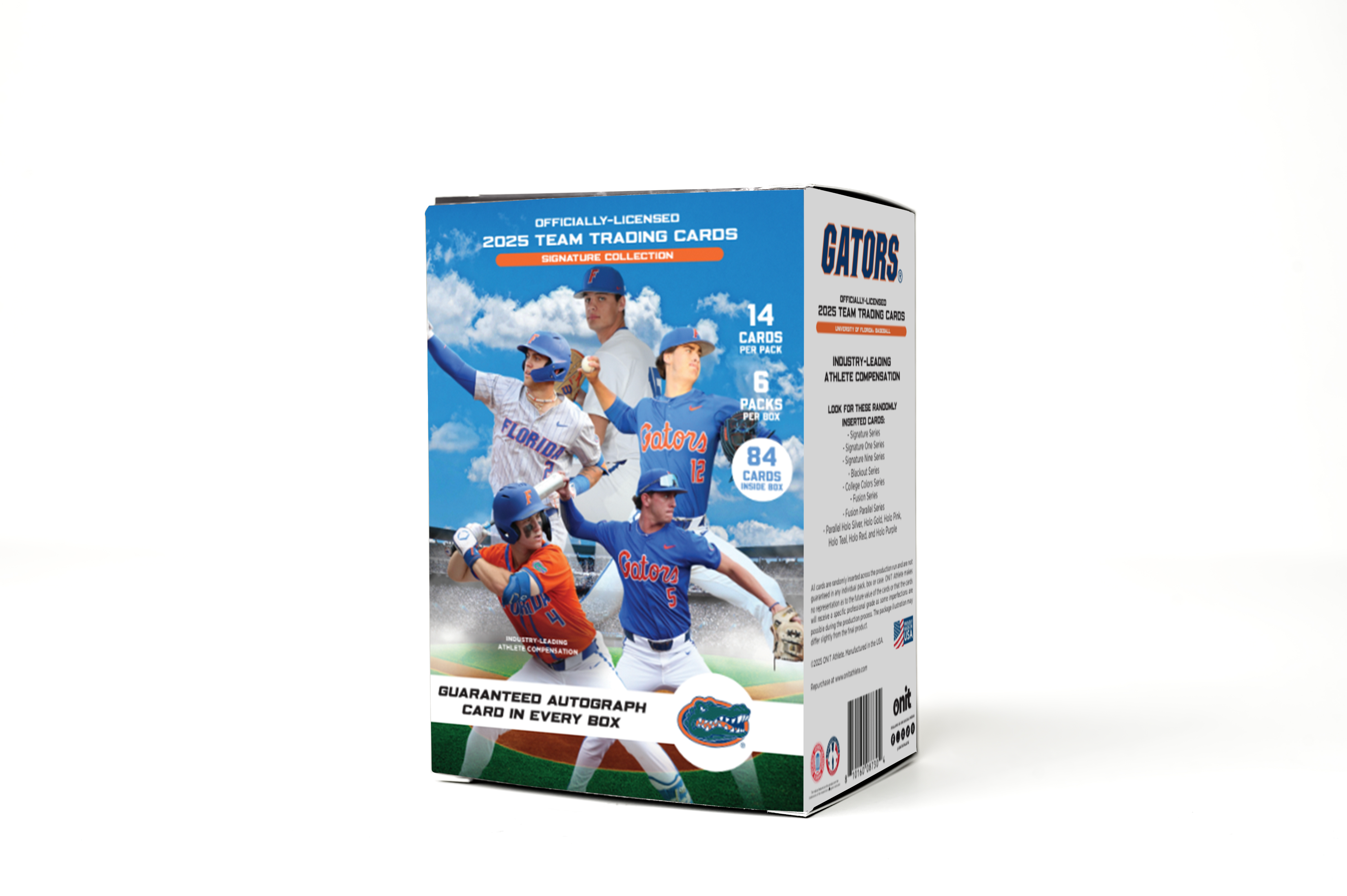 University of Florida® 2025 Baseball Trading Cards - Platinum Box with Guaranteed Autograph