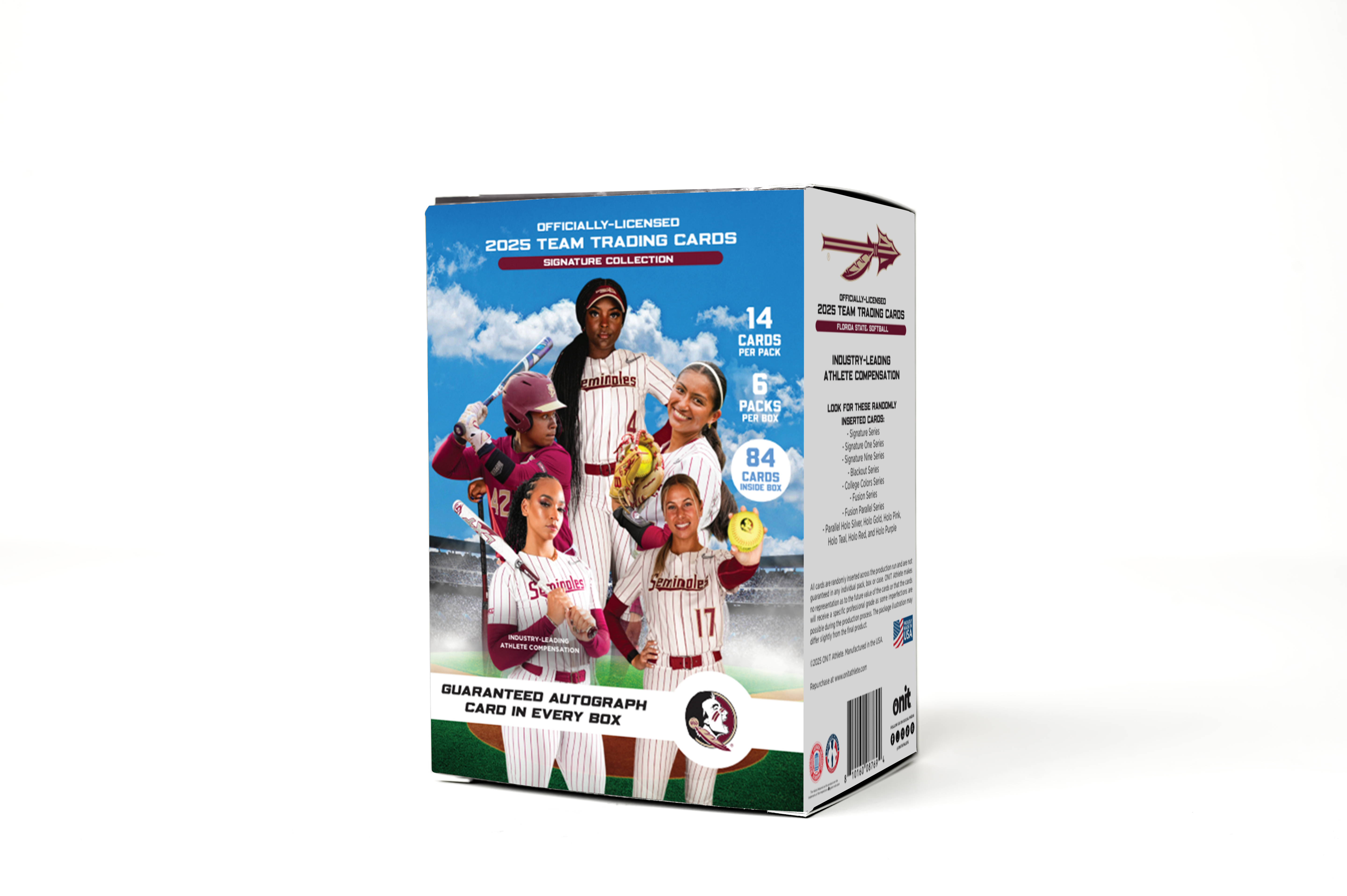 Florida State University® 2025 Softball Trading Cards - Platinum Box with Guaranteed Autograph