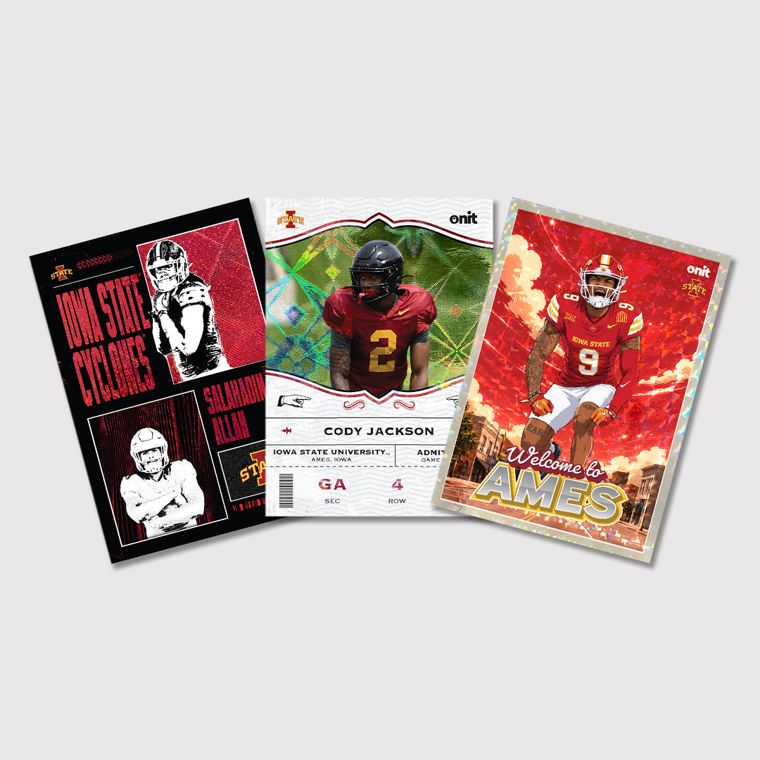 Iowa State University Football 2026 Team Trading Cards