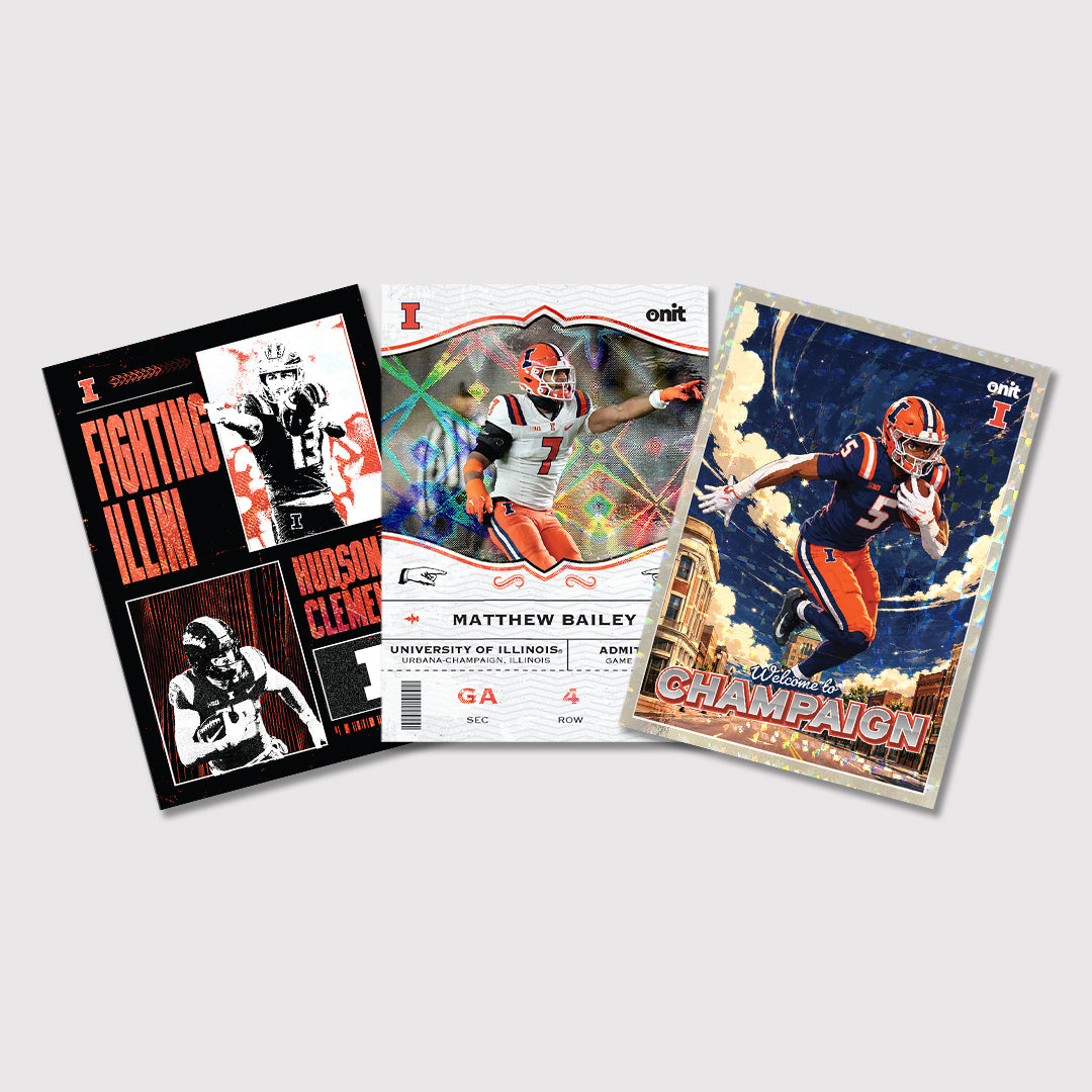 University of Illinois Football 2026 Team Trading Cards
