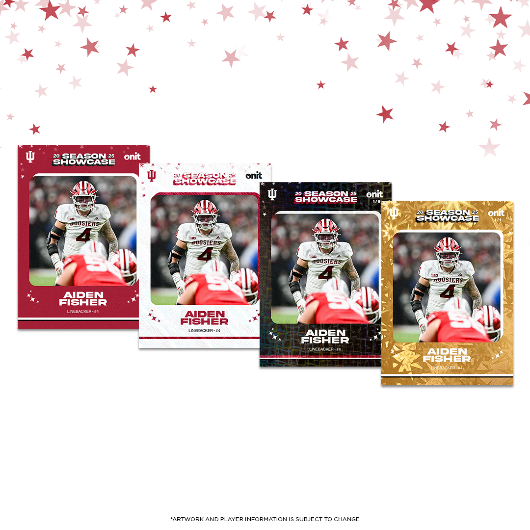 Indiana University Football 2025 Season Showcase Commemorative Box