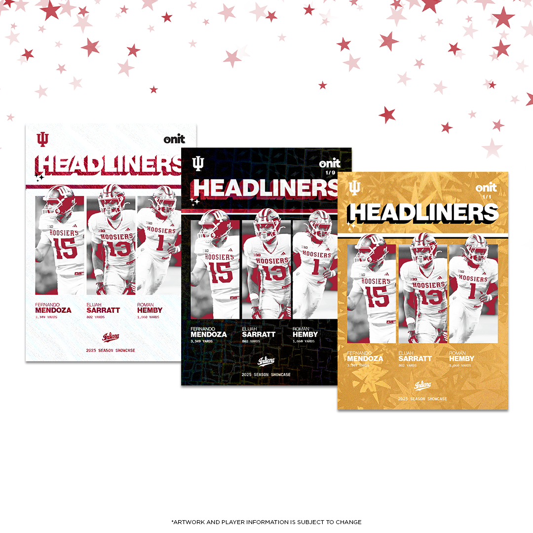 Indiana University Football 2025 Season Showcase Commemorative Box