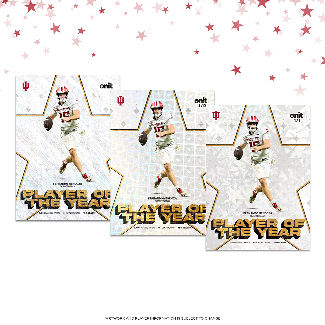 Indiana University Football 2025 Season Showcase Commemorative Box