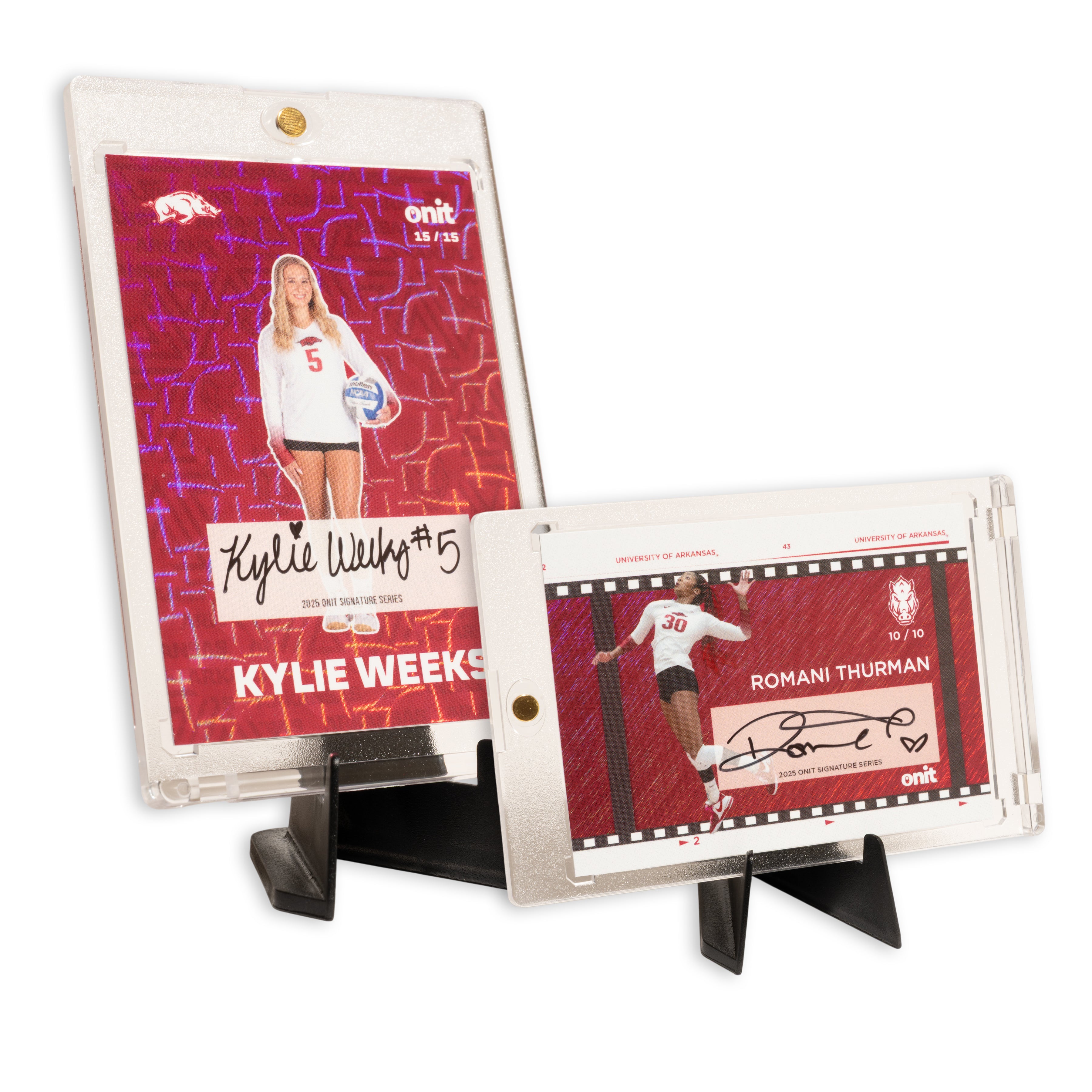 University of Arkansas 2025 Volleyball Trading Cards - Platinum Box (Guaranteed Autograph)