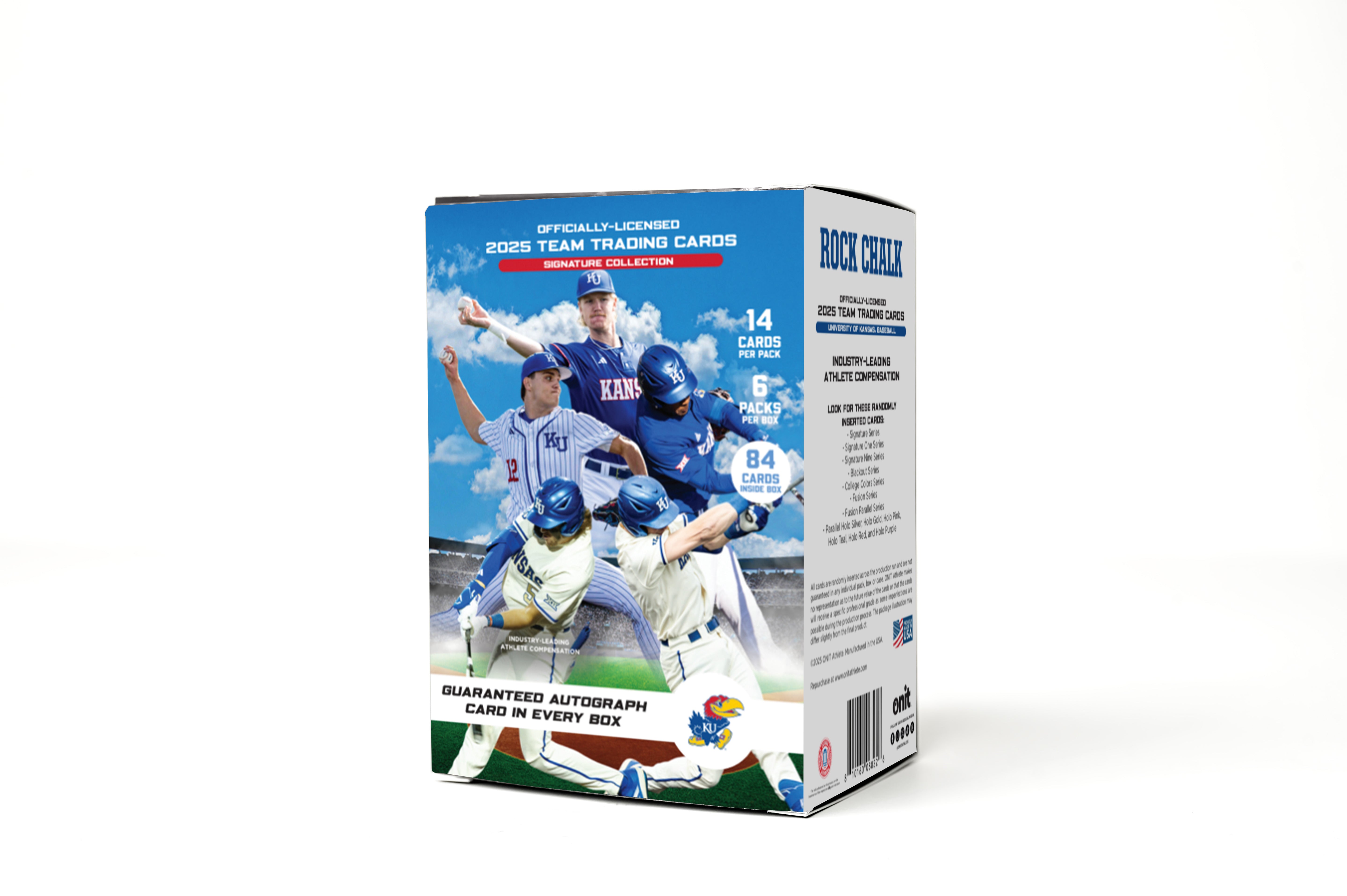 University of Kansas® 2025 Baseball Trading Cards - Platinum Box with Guaranteed Autograph