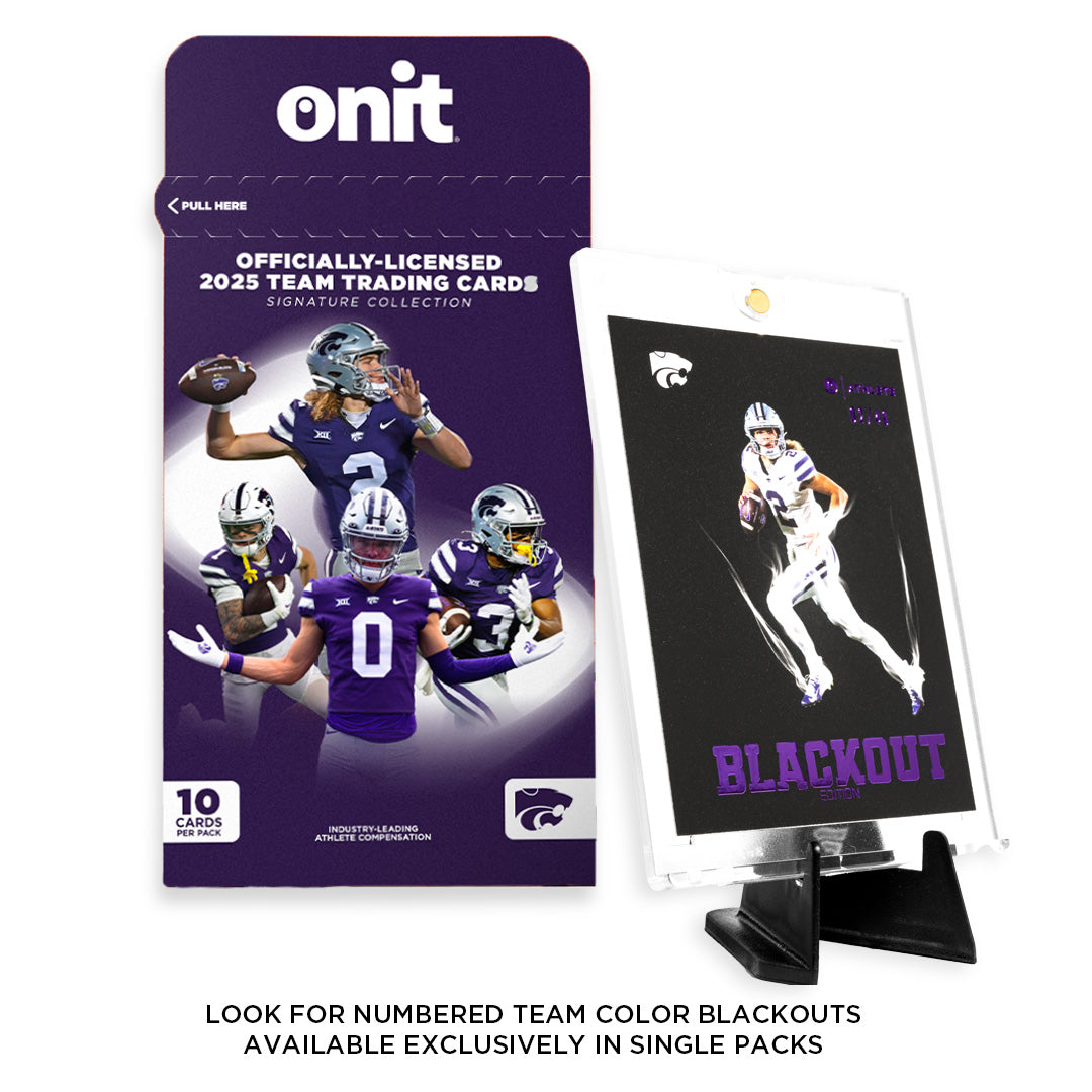 Kansas State University Football 2025 Trading Cards - Single Pack
